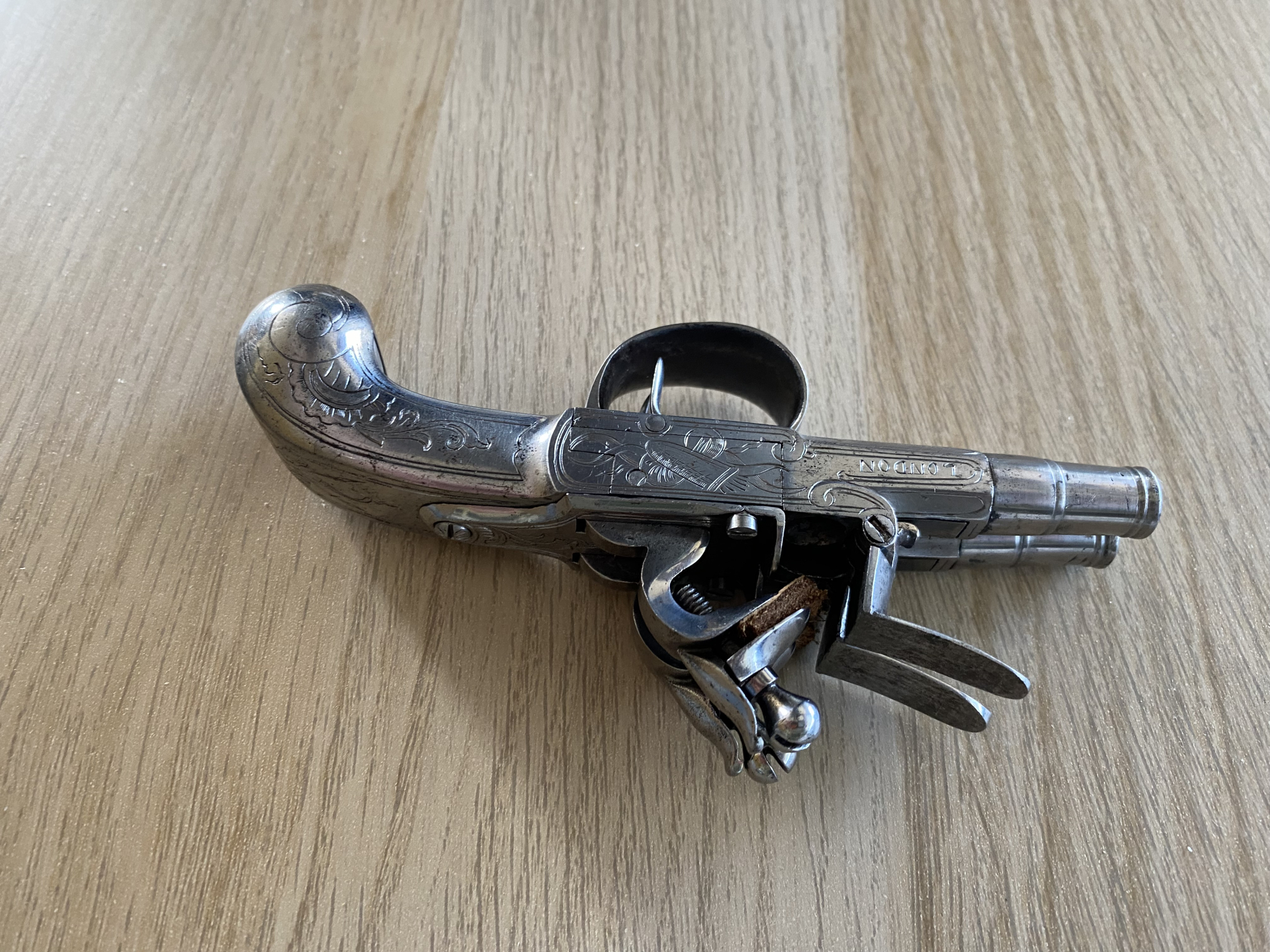 SteinPistole, Doppellauf, Seglas-London – Bild 1
