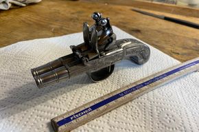 SteinPistole, Doppellauf, Seglas-London – Bild 2