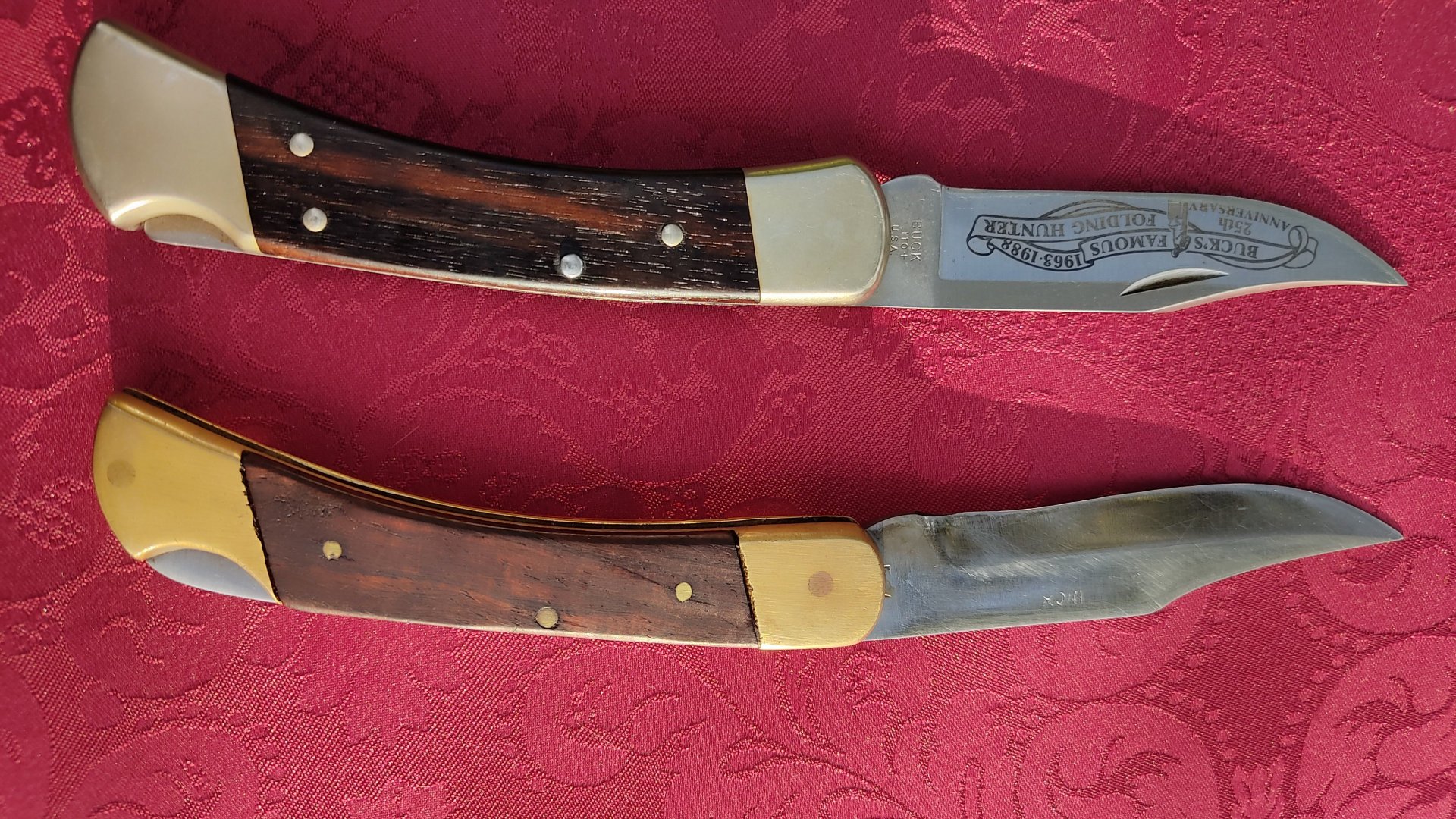 Buck 110 Folding Hunter DOPPELPACK – Klassiker & Seltene „25th Anniversary“ Jubiläums-Edition (1988) – Bild 2