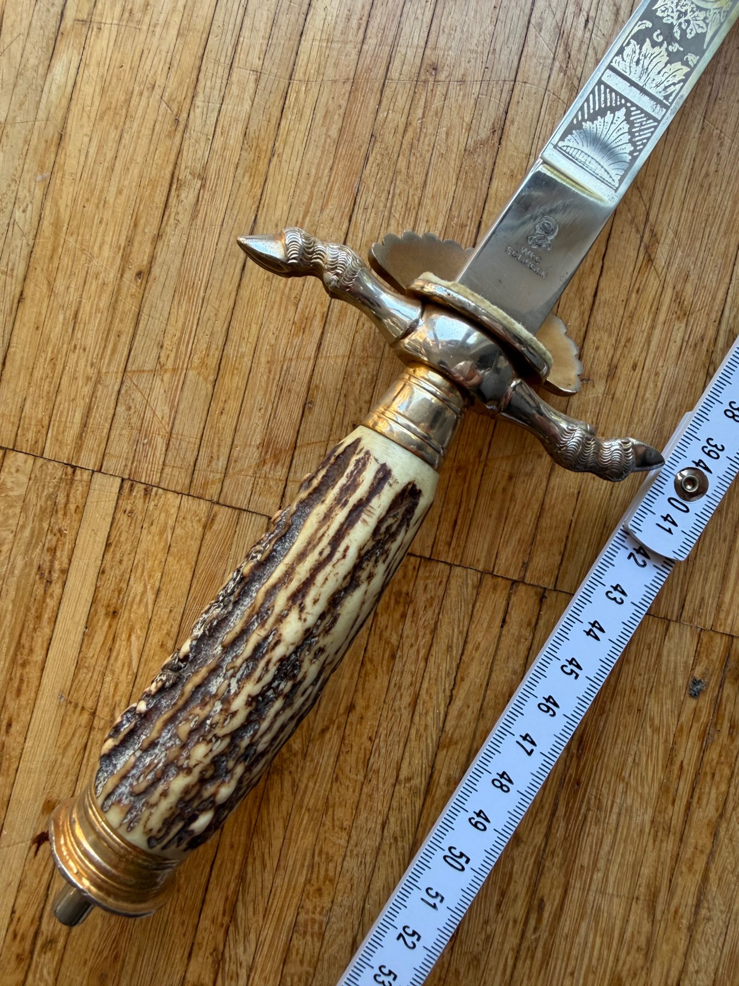 WKC Hirschfänger Schützenverein Trachten Jagd Jagdmesser – Bild 7