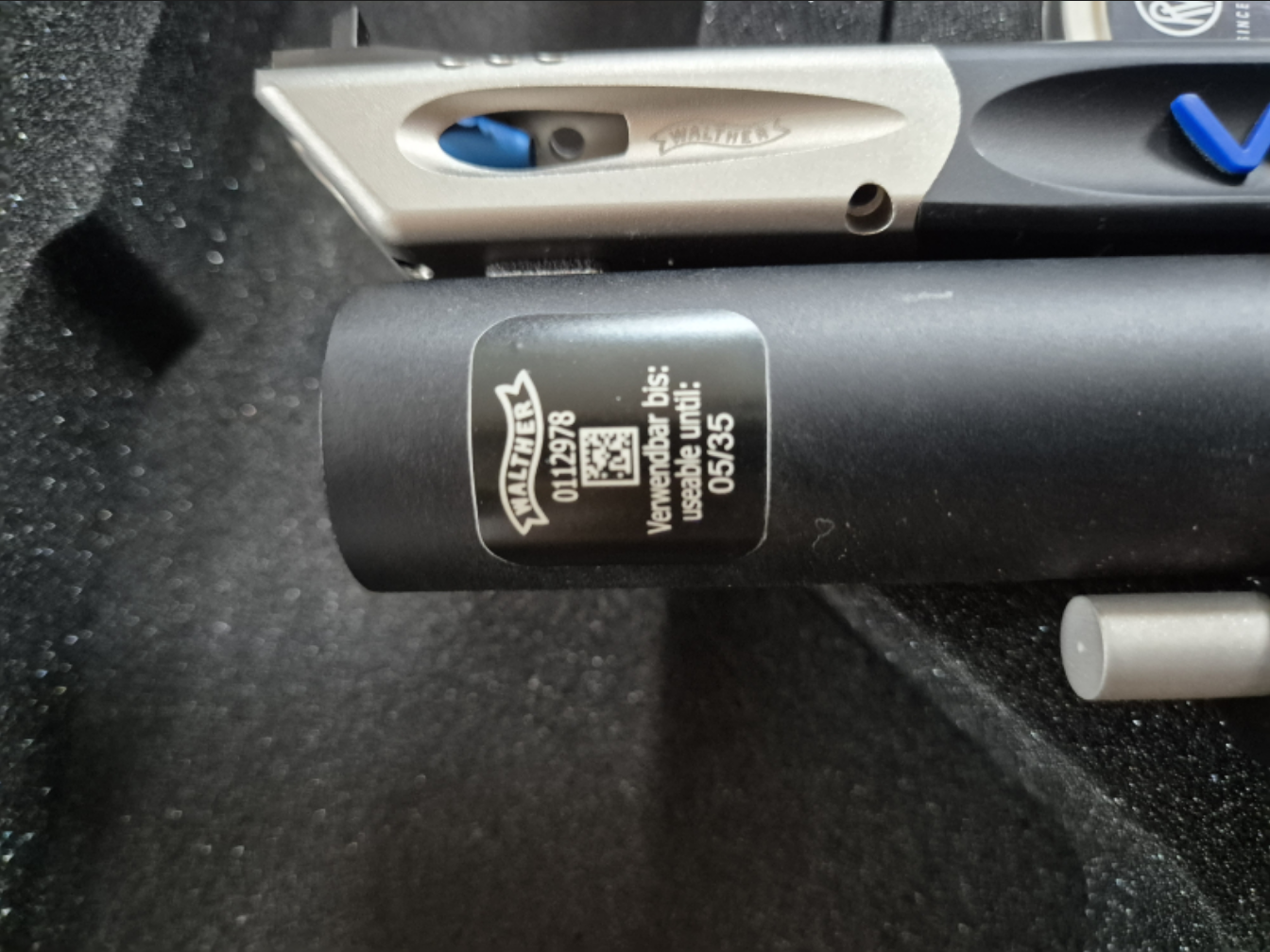 WALTHER LP500-MATCH EXPERT AUFLAGE BLUE ANGEL RECHTS M oder S – Bild 5
