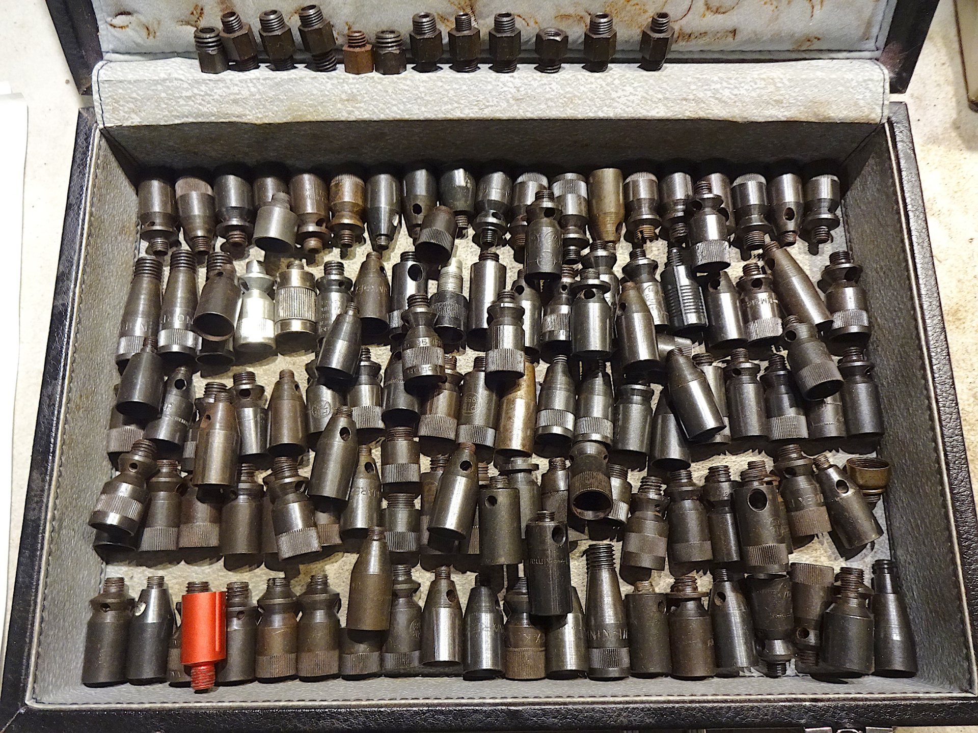 große Sammlung Schiessbecher/Abschussbecher für Gaswaffen +Adapter – Bild 2