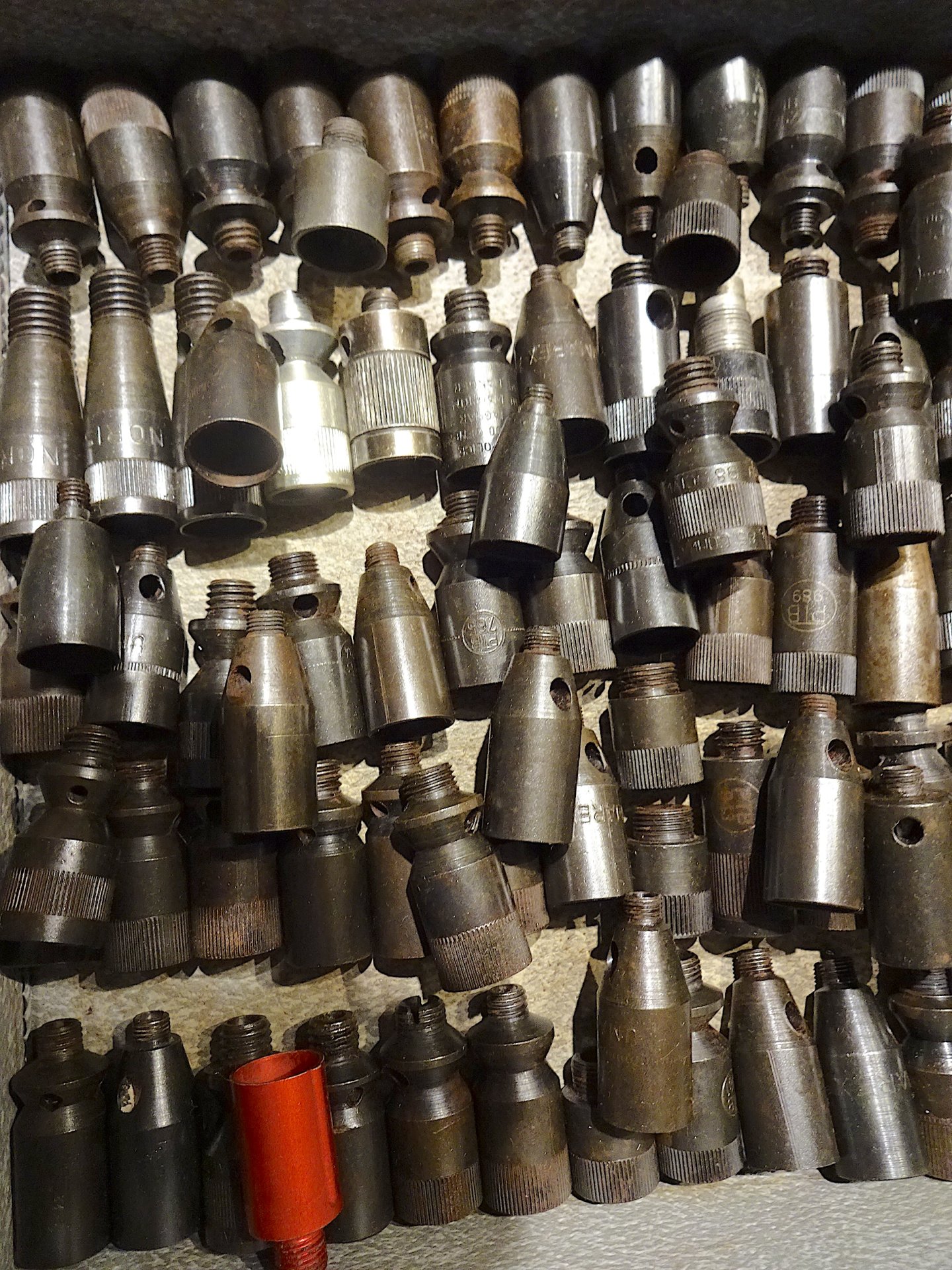 große Sammlung Schiessbecher/Abschussbecher für Gaswaffen +Adapter – Bild 3