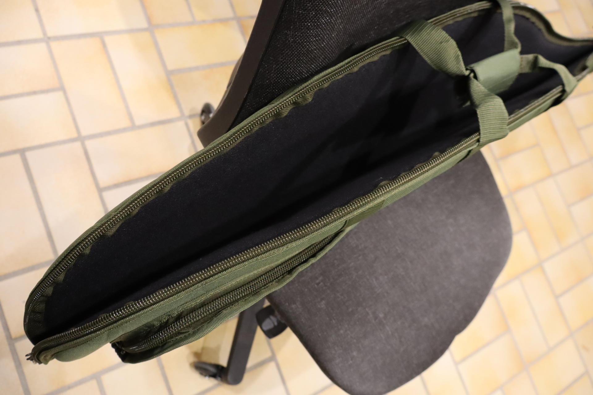 Gewehrfutteral 120 cm cordura mit Vortasche neu – Bild 2