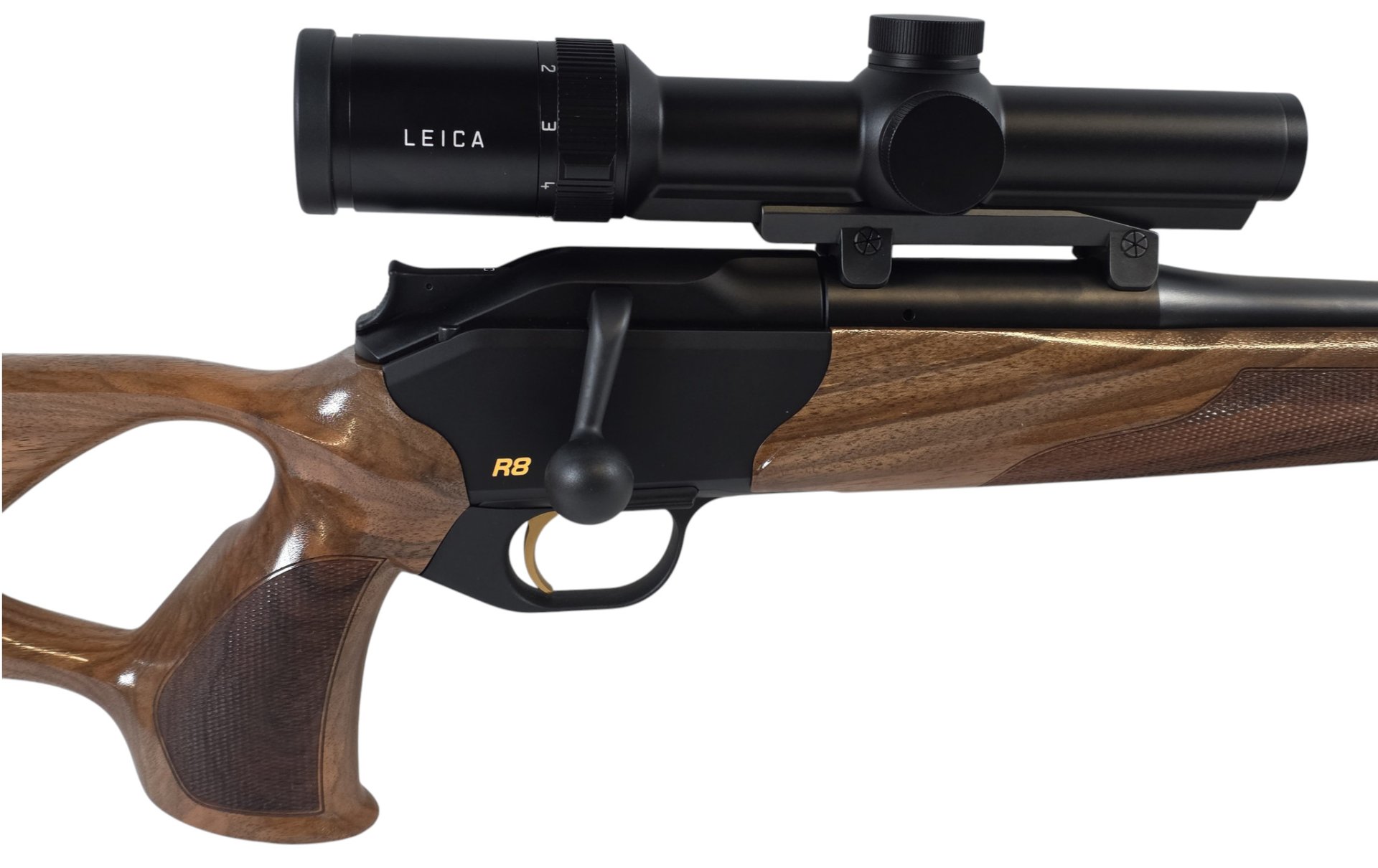 Blaser R8 Success Holz HK4 im Kal. 308 Win LL 52cm mit M15x1 mit Leica 1-6x24 sofort verfügbar – Bild 1