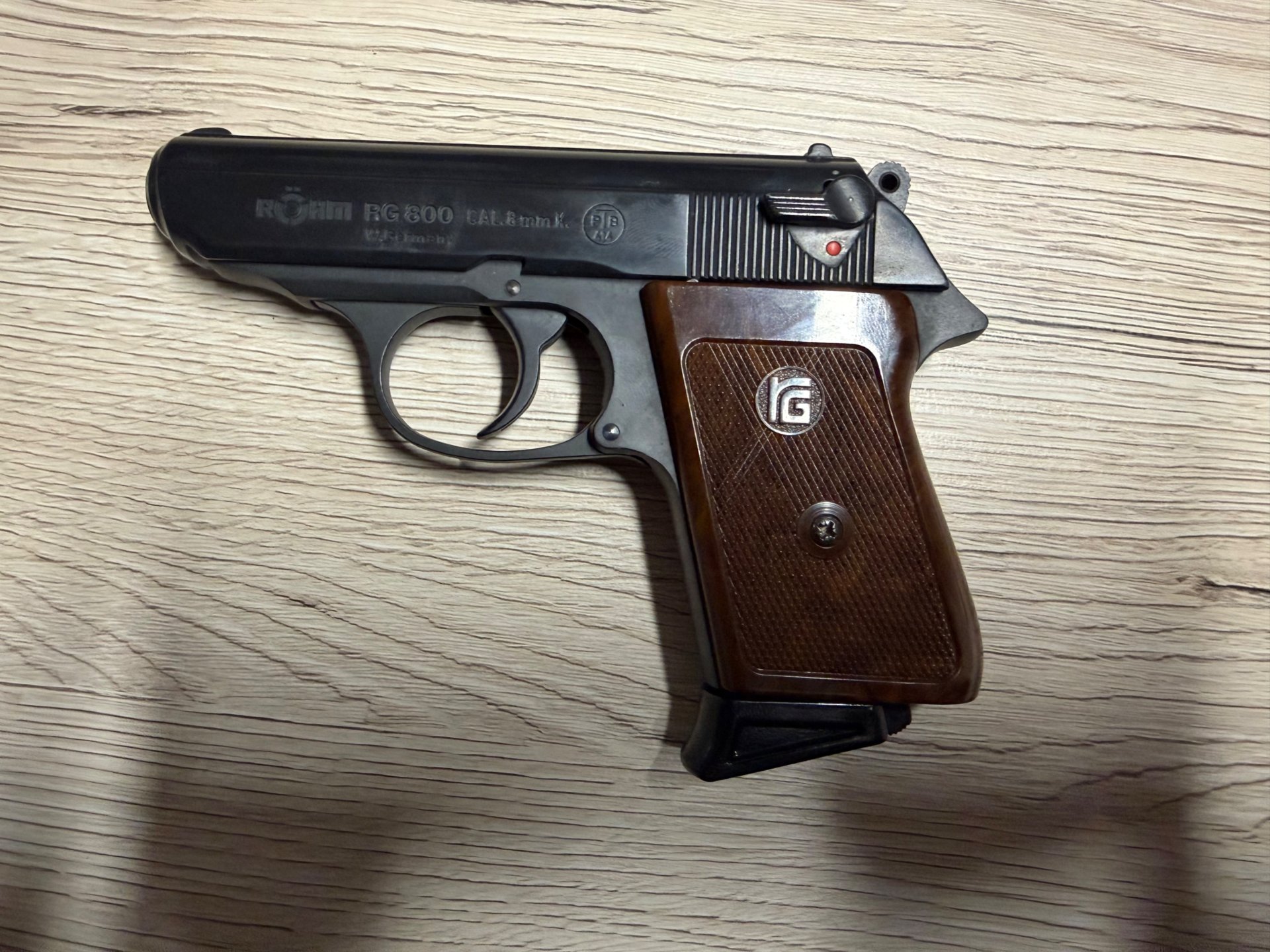 RÖHM RG 800 CAL. 8mm K. PTB 414 W.Germany - Komplettset OVP - Sammlerzustand – Bild 2