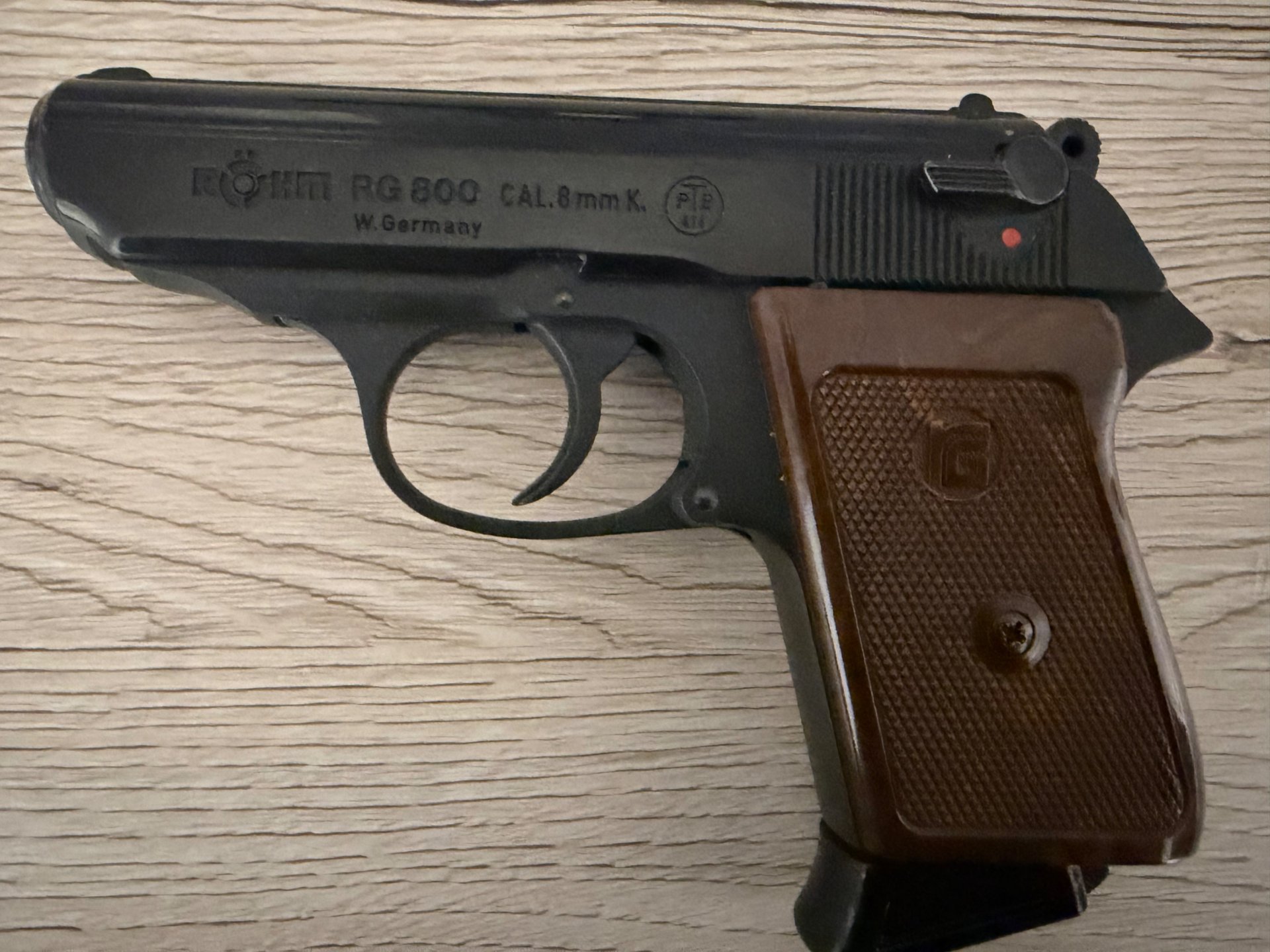 RÖHM RG 800 CAL. 8mm K. PTB 414 W.Germany - Komplettset OVP - Sammlerzustand – Bild 5