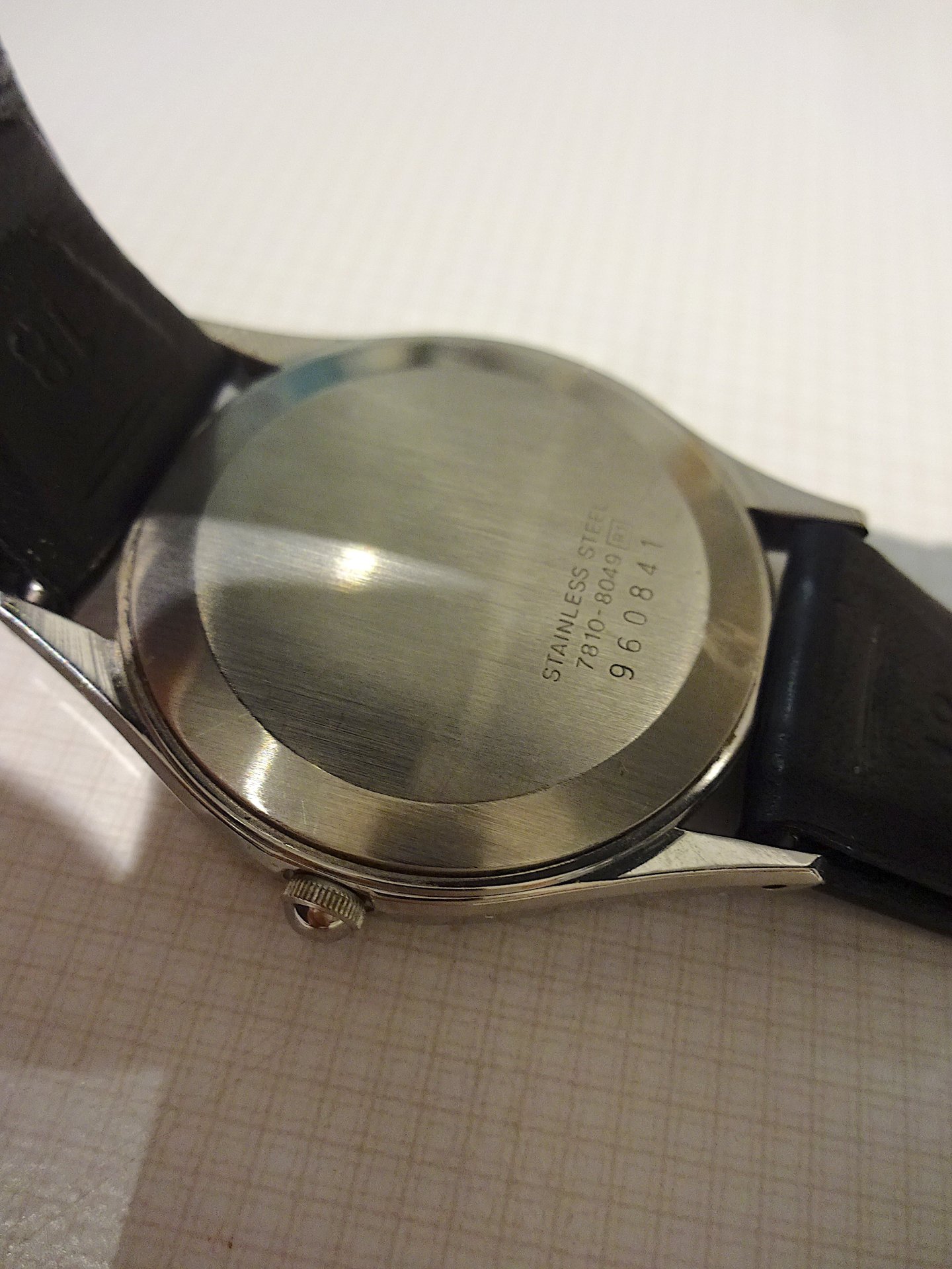 Seiko Unisex Herren/Damen Uhr mit Lederarmband – Bild 3