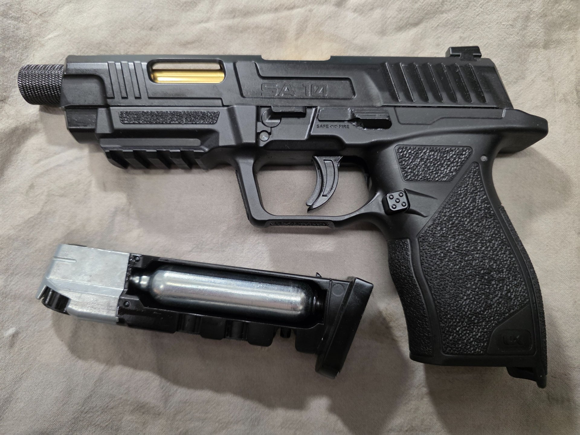 UX Umarex SA 10 Co2-Pistole - 4,5 mm Stahl BB & Diabolo – Bild 1