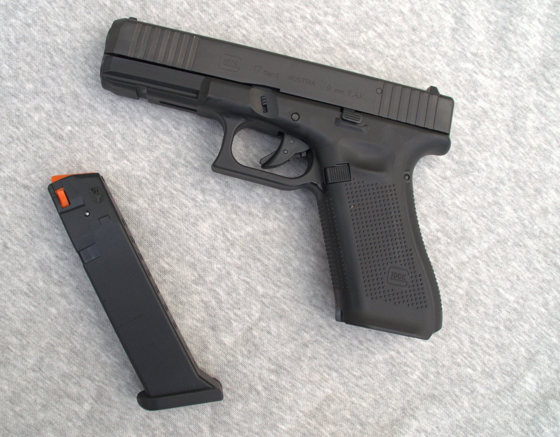 Stahlverschluss Glock 17Gen5 SV 9mm PAK ungeschossen – Bild 2