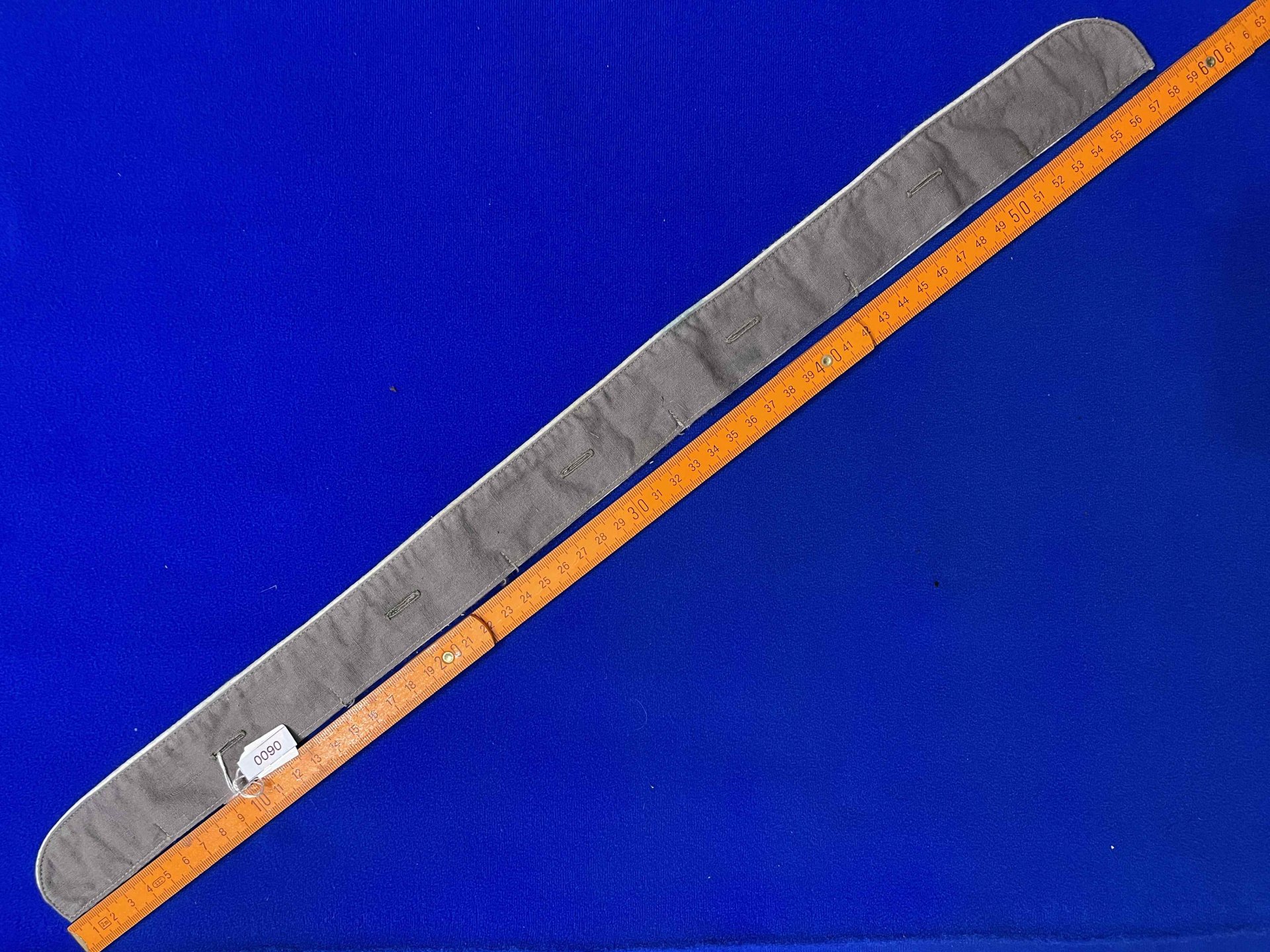 deutsche Kragenbinde Länge 58cm & 5 Knopflöcher – Bild 2