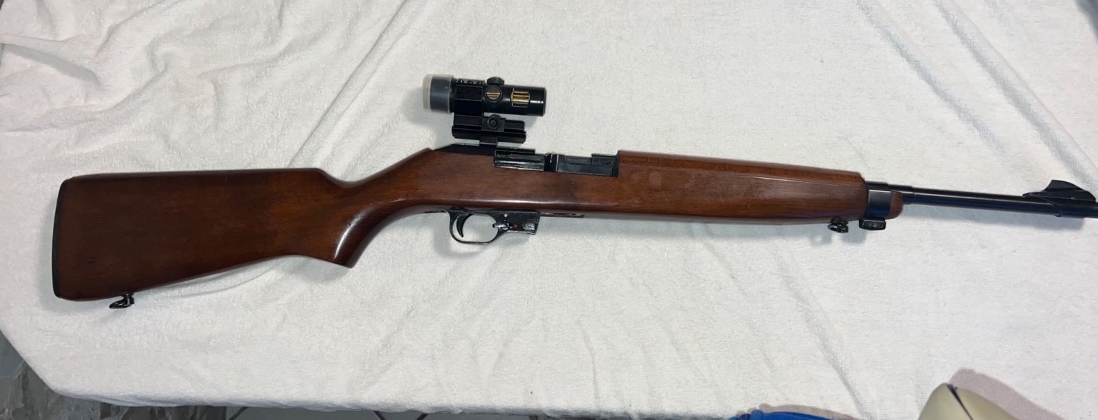 ERMA EG M1 Mod. 70 - Kal. .22 lr - US M1 Carbine Look - Inkl. Rotpunktvisier – Bild 2