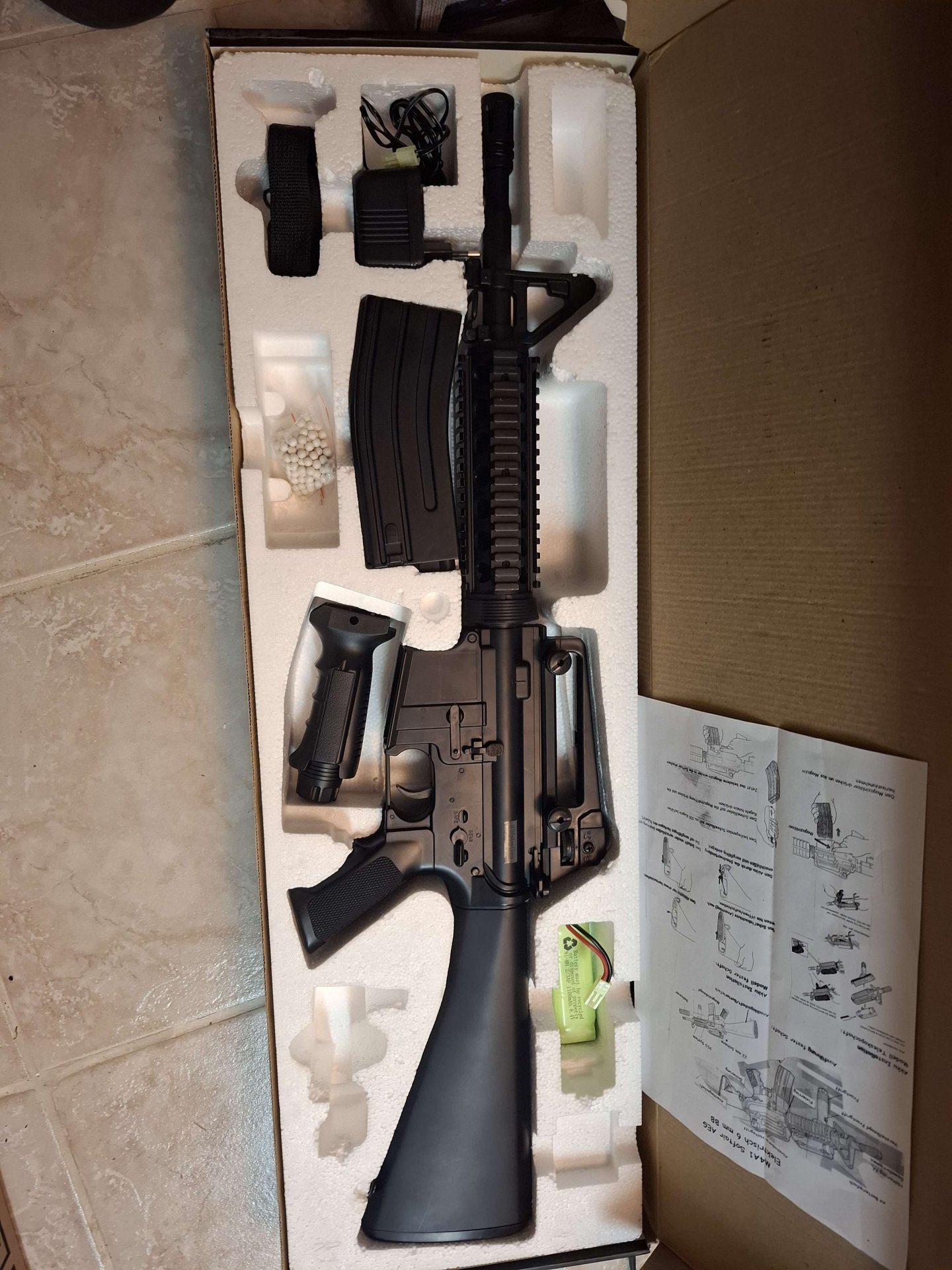 3x Airsoft Gewehr Konvolut: ASG M14 + IWI X95 Bullpup + Well R7 (Funktionstüchtig!) – Bild 3