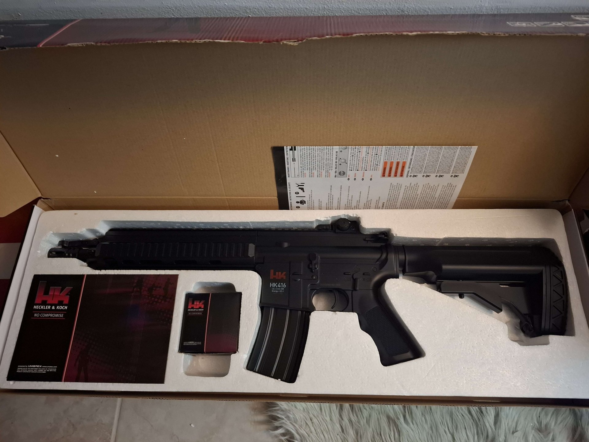 3x Airsoft Einsteiger Set: HK416 HW + CYMA CM.023 MP5 + Combat Zone RS2 (Funktionstüchtig!) – Bild 3