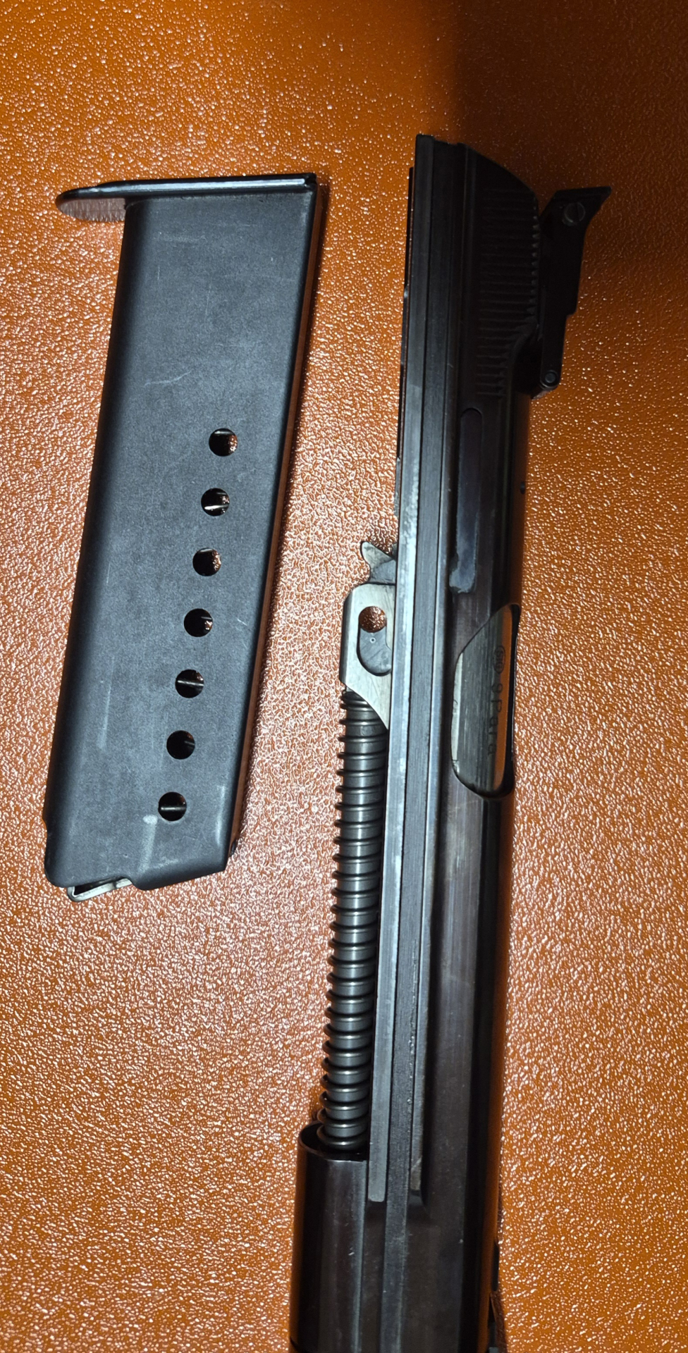 Wechselsystem 6 Zoll Schlitten hochglanzpoliert, SIG P210-5 – Bild 3