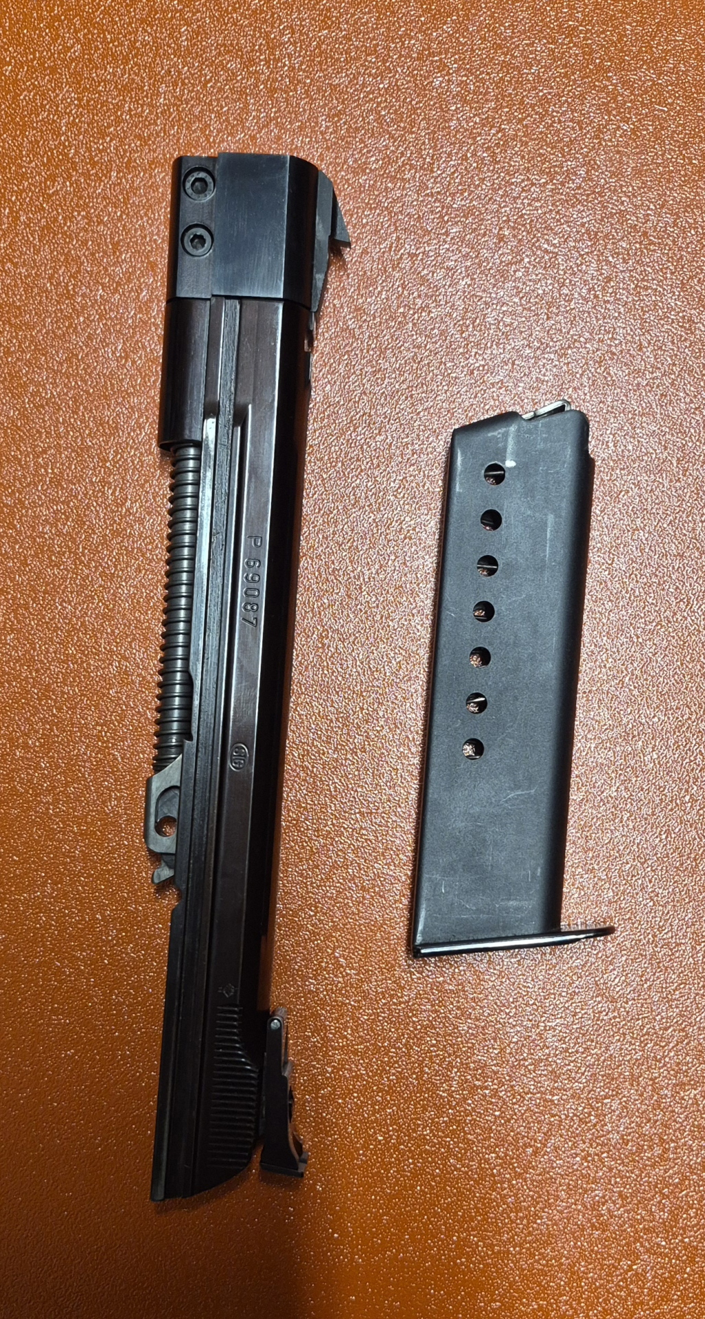 Wechselsystem 6 Zoll Schlitten hochglanzpoliert, SIG P210-5 – Bild 1