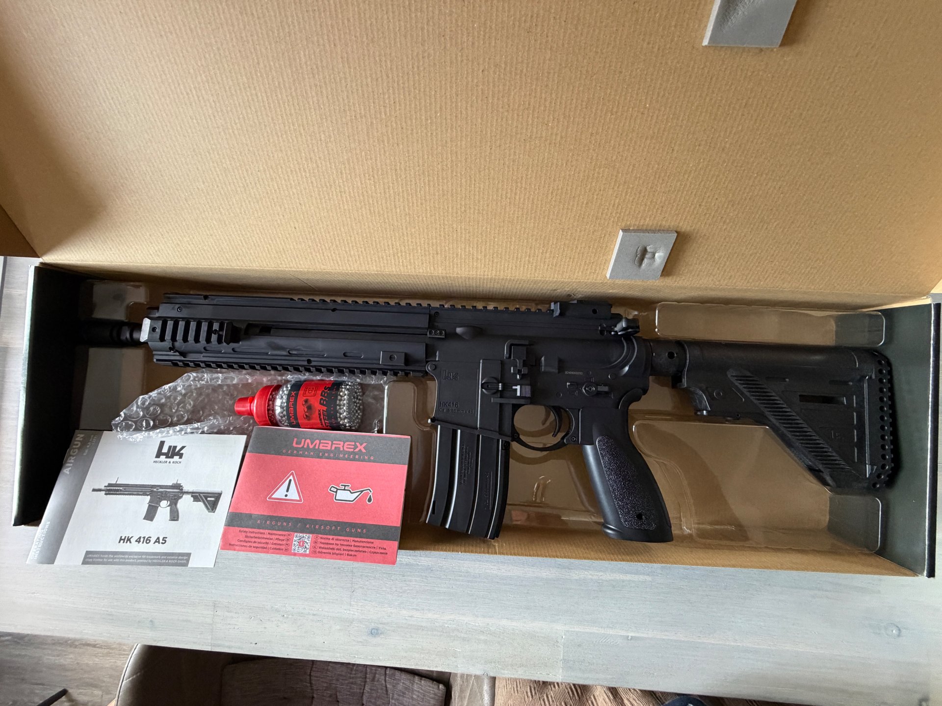 HK416 A5 Co2 Airgun 4,5 mm (.177) BB, CO2, < 3,0 J - NEU/ OVP – Bild 1