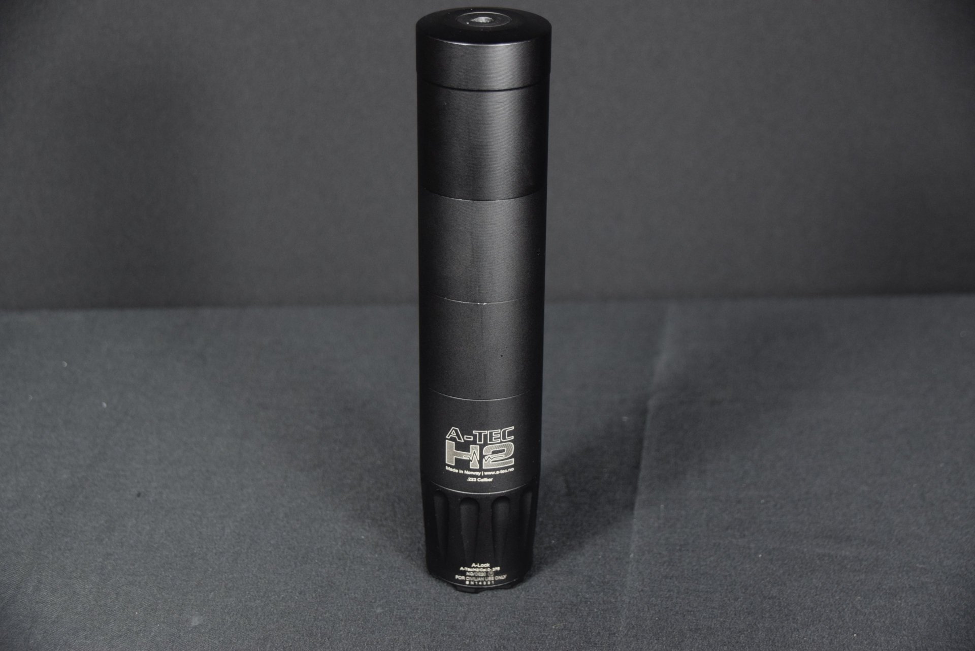 A-TEC H2 .223 Schalldämpfer mit A-LOC Adapter M15x1 – Bild 1