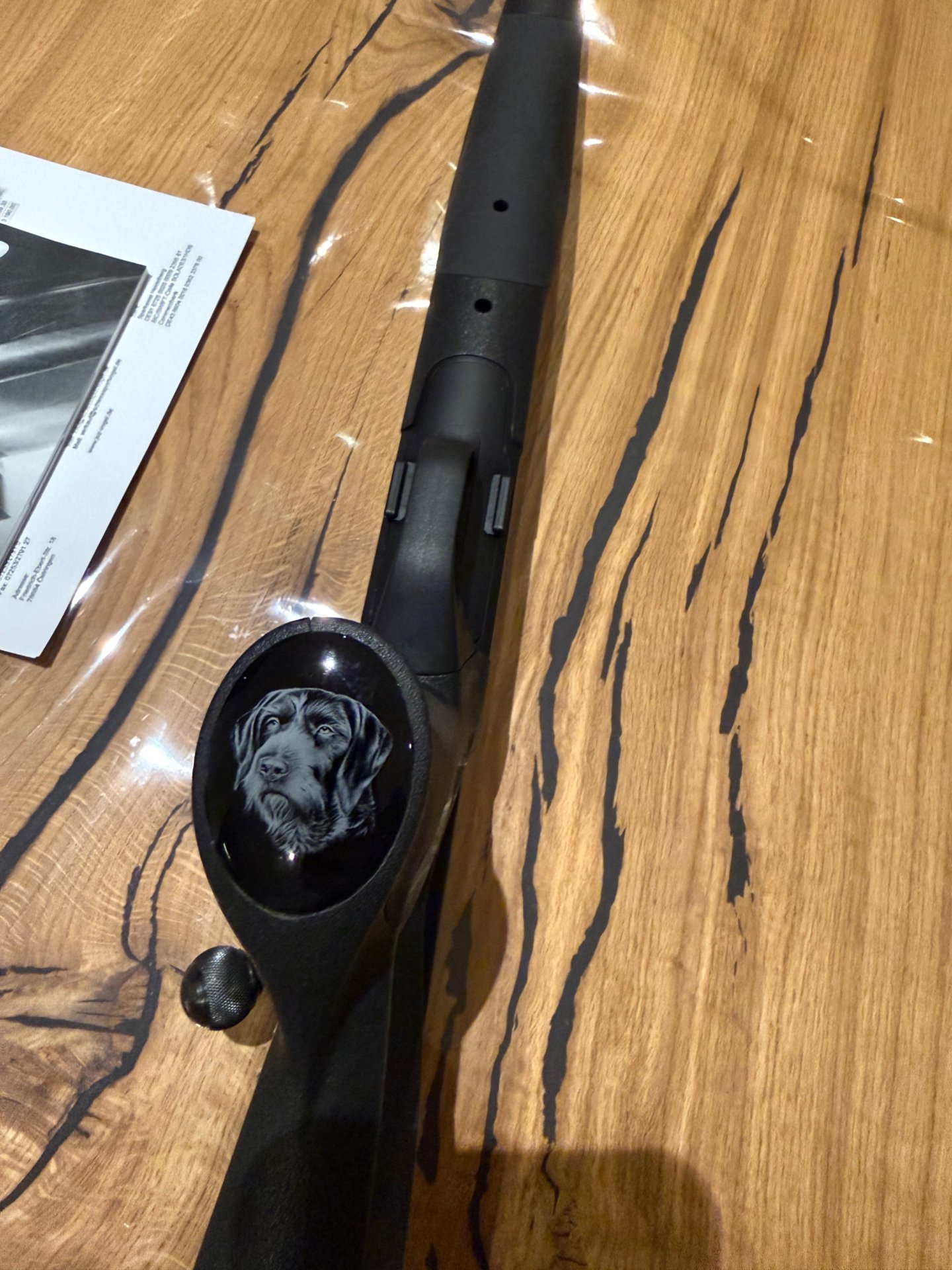 Blaser R8 Ultimate Black Edition, Unikat Drahthaar mit Metall Kammergriffkugel, Semi Weight Lauf – Bild 3