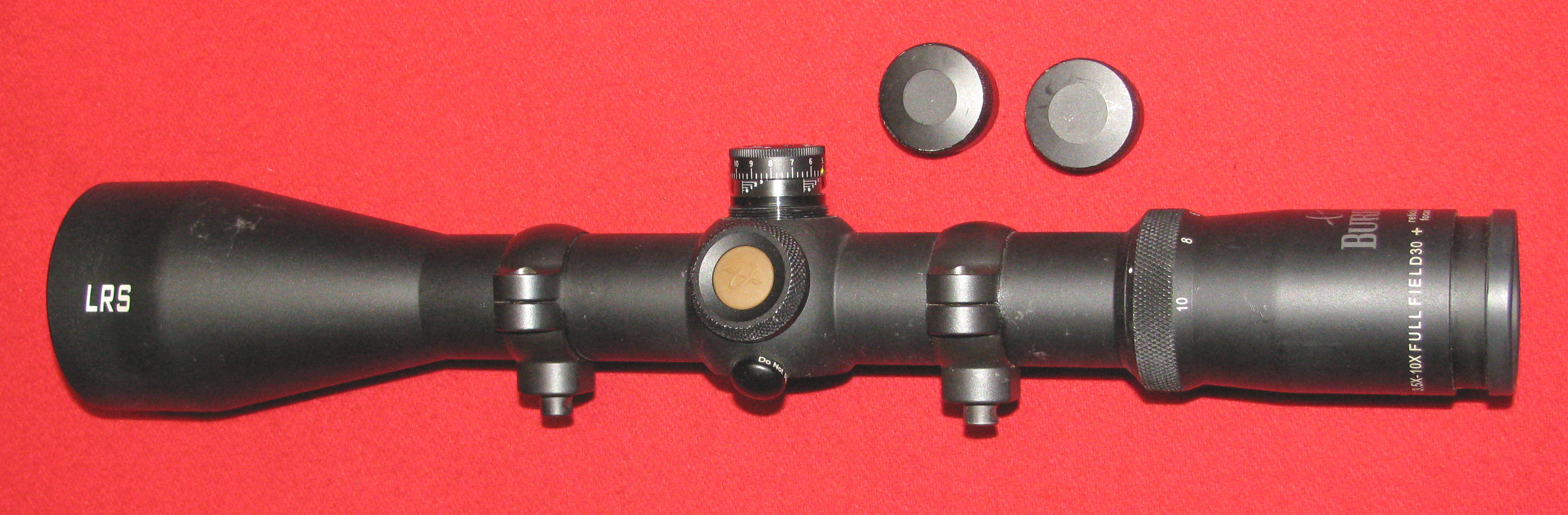 ZF / Zielfernrohr, ein BURRIS, ( USA ), 3,5 - 10 x 50 mit dem Absehen Duplex mit Leuchtpunkt und Hal – Bild 1