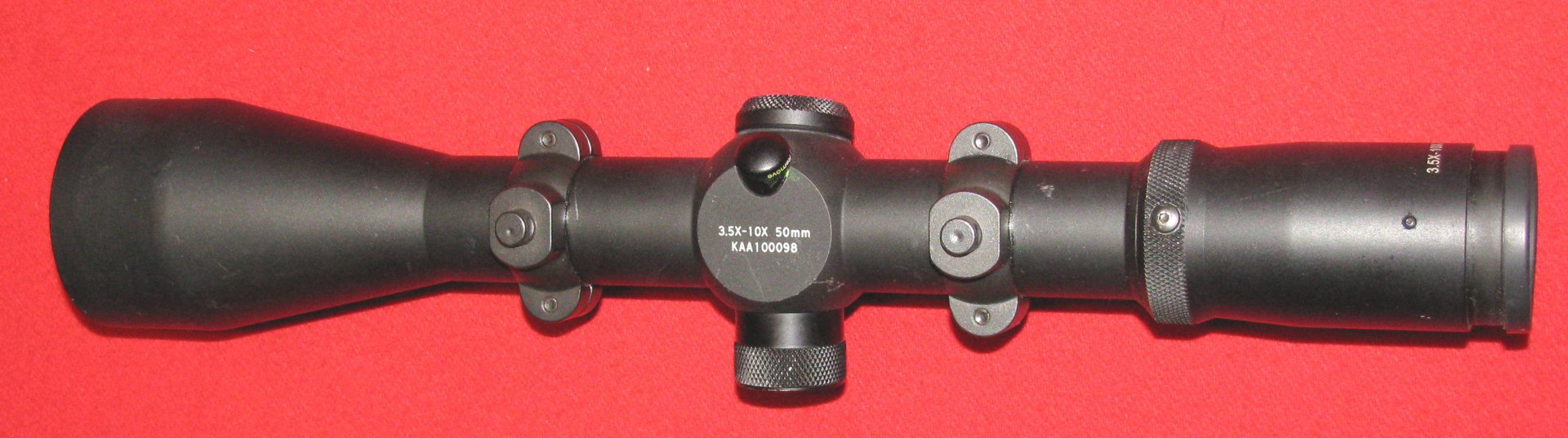 ZF / Zielfernrohr, ein BURRIS, ( USA ), 3,5 - 10 x 50 mit dem Absehen Duplex mit Leuchtpunkt und Hal – Bild 5