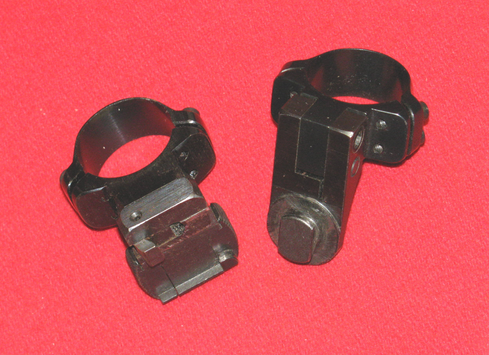 Zwei Montageteile für ZF / Zielfernrohr mit 25,4mm / 1" Rohrdurchmesser – Bild 3
