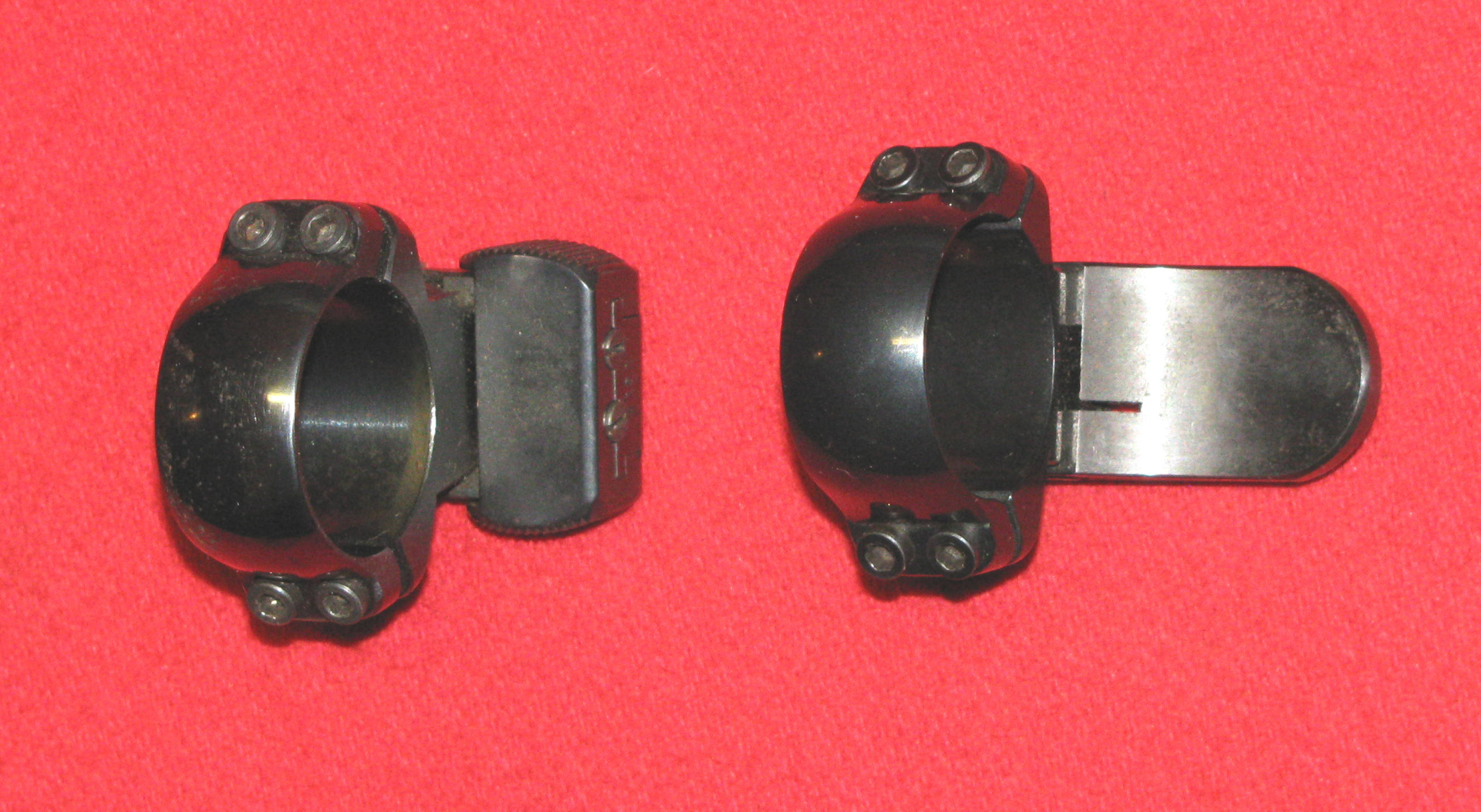 Zwei Montageteile für ZF / Zielfernrohr mit 25,4mm / 1" Rohrdurchmesser – Bild 2