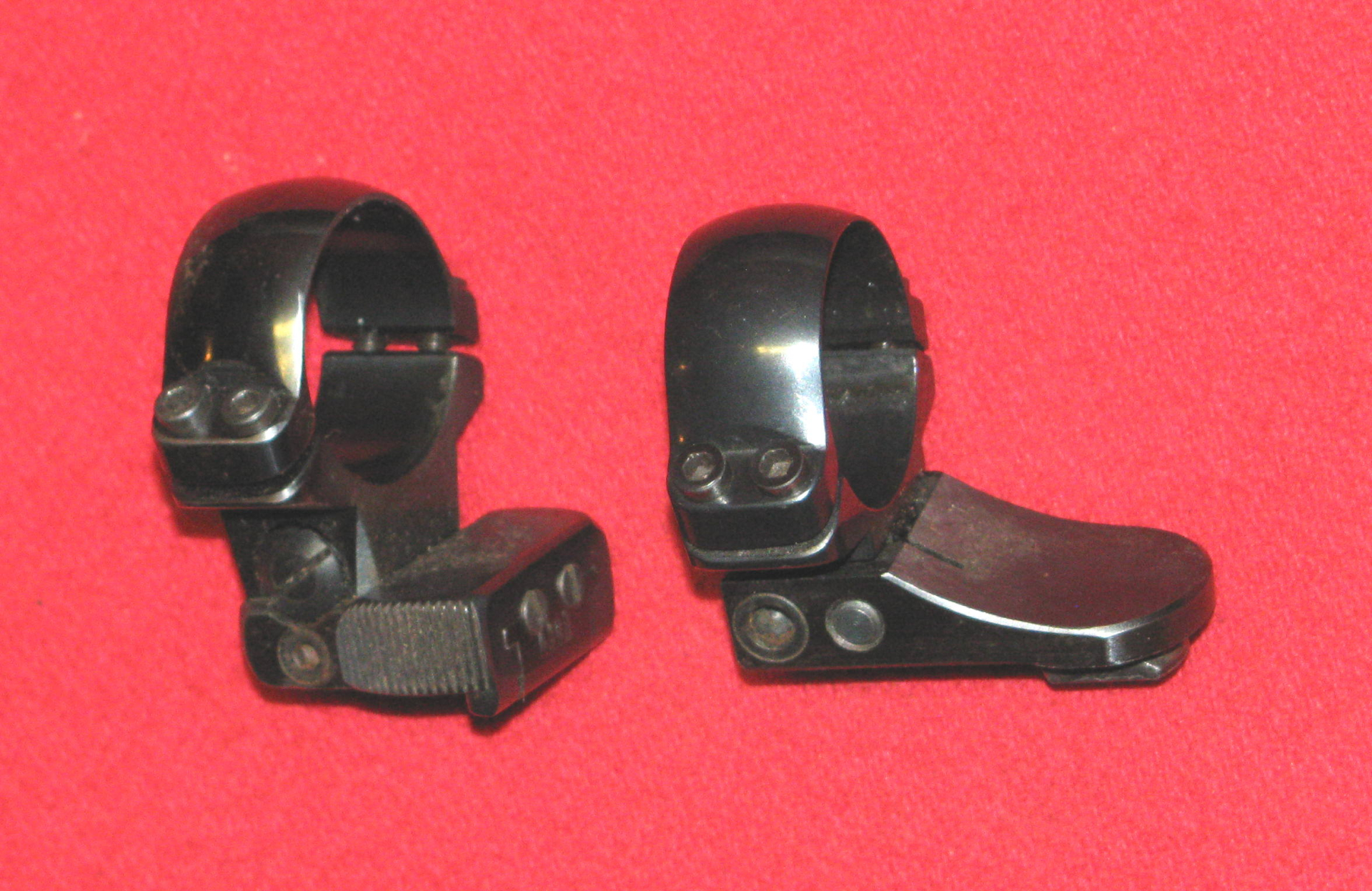 Zwei Montageteile für ZF / Zielfernrohr mit 25,4mm / 1" Rohrdurchmesser – Bild 1