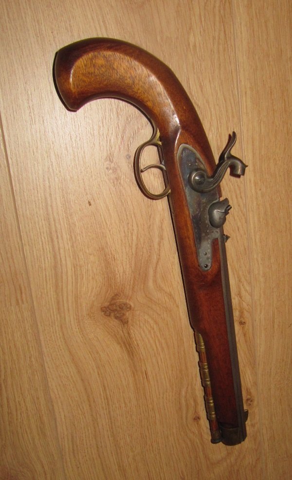 Qualitäts-Kentucky Style VL-Pistole Perkussionspistole "Kentuckian", made in Italy. Cal.45 – Bild 2