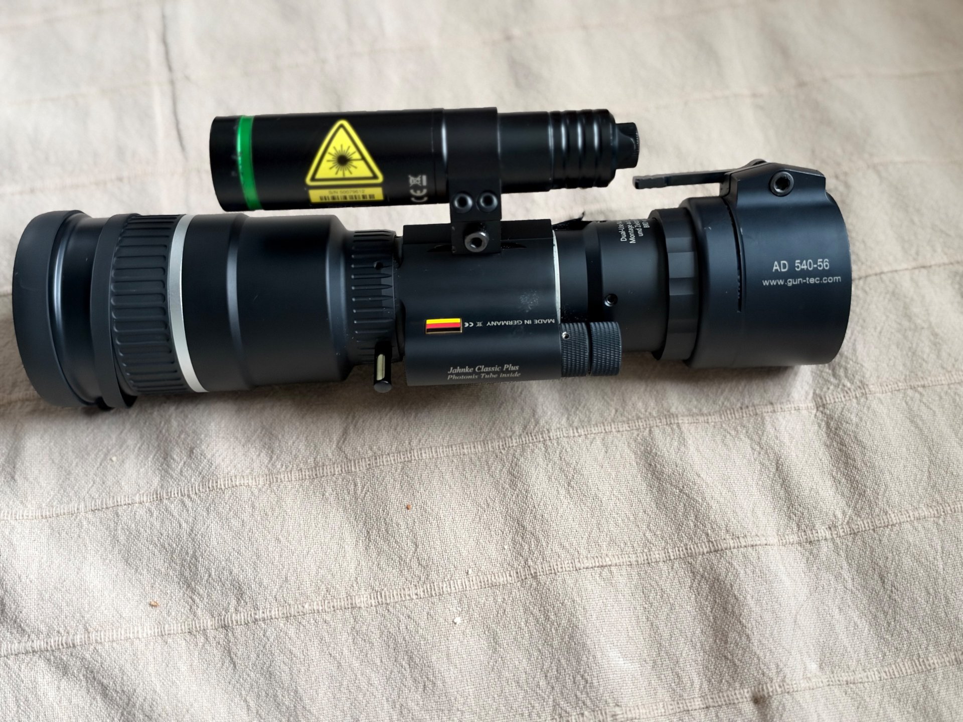 Jahnke DJ-8 NSV 1×56 Nachtsicht Vorsatzgerät + IR-Aufsatz – Bild 2