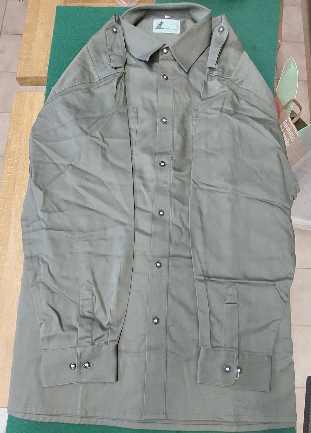 Skogen Jagd Hemd 3XL Oliv – Bild 1