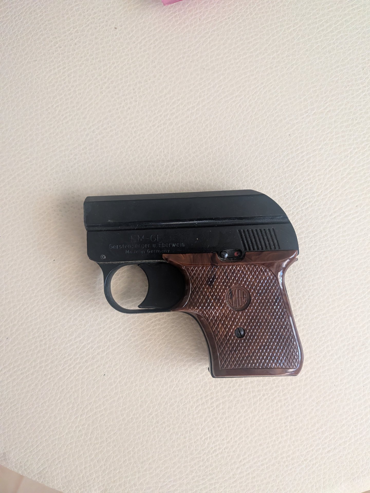 EM GE Mod.63 Flobert Cal. 6mm Signal Pistole – Bild 3