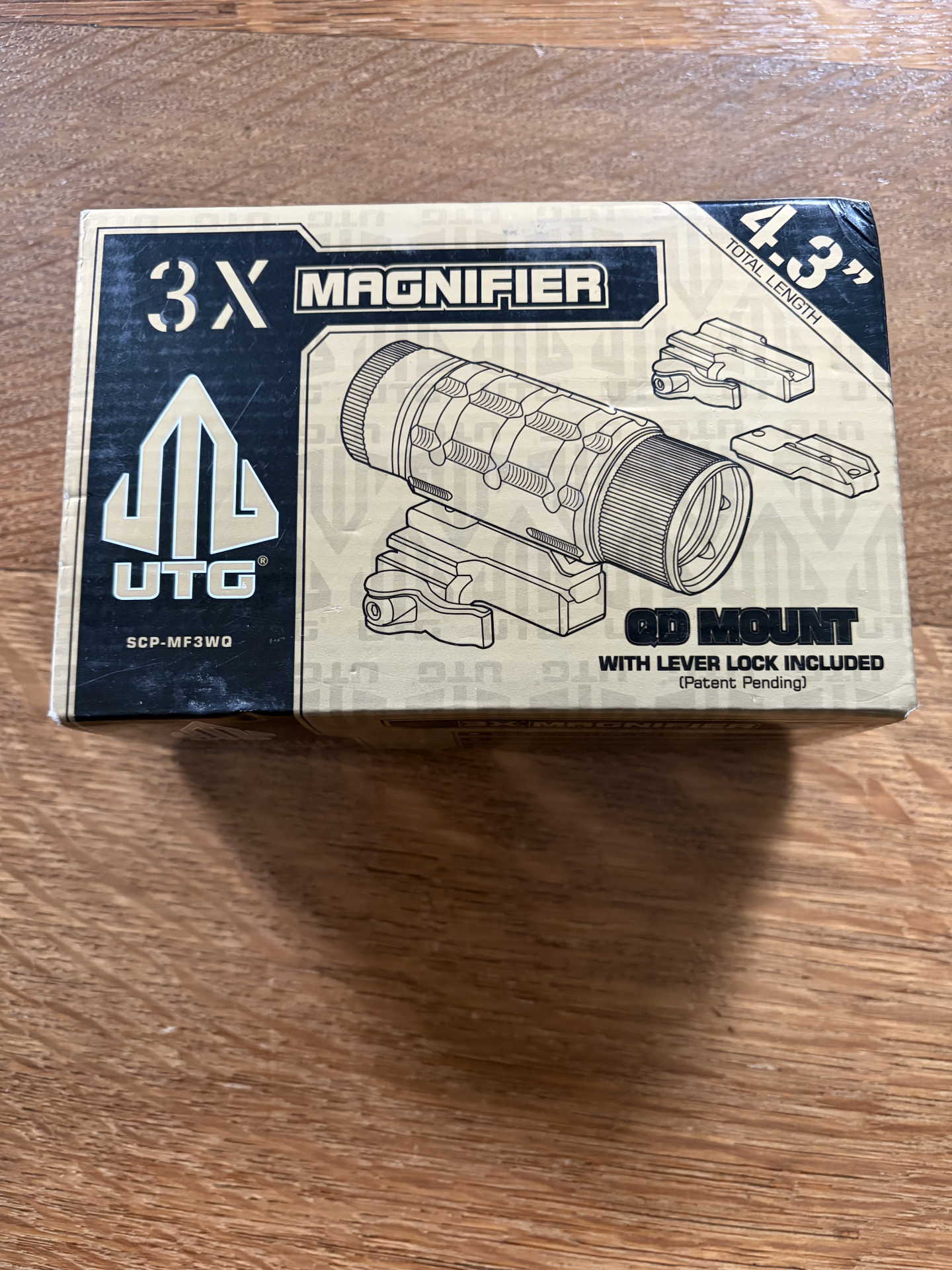 UTG 3 X Magnifier mit Schnellspannmontage – Bild 1