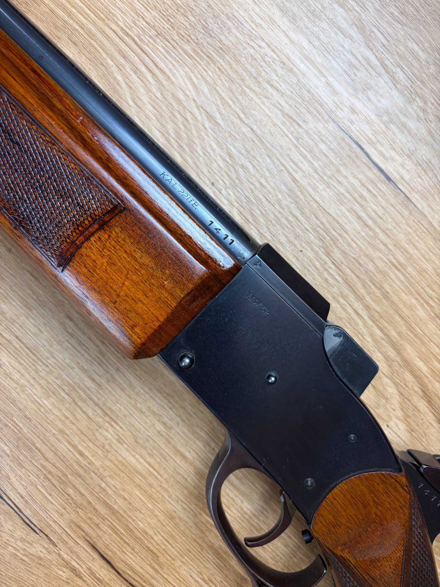 Weihrauch HW52 Fallblockbüchse Einzellader Matchgewehr incl. Diopter – Bild 4