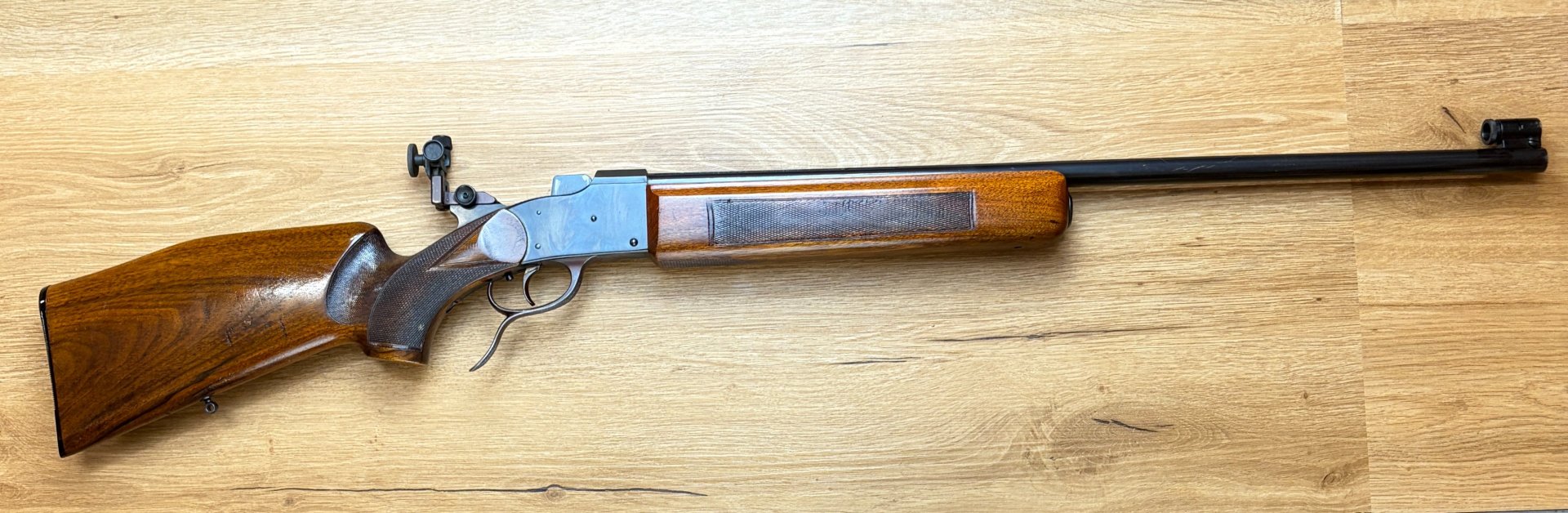 Weihrauch HW52 Fallblockbüchse Einzellader Matchgewehr incl. Diopter – Bild 1