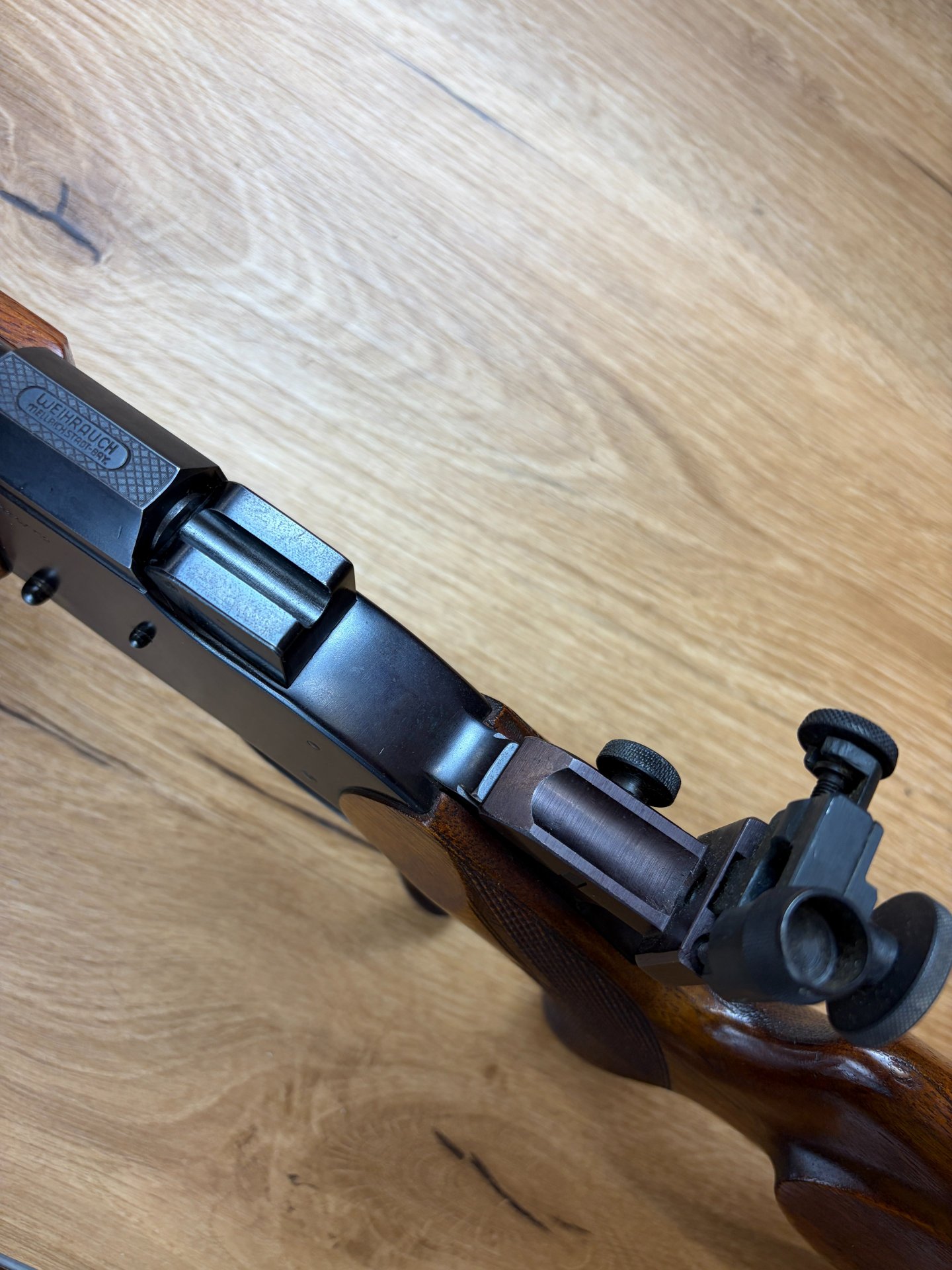 Weihrauch HW52 Fallblockbüchse Einzellader Matchgewehr incl. Diopter – Bild 3
