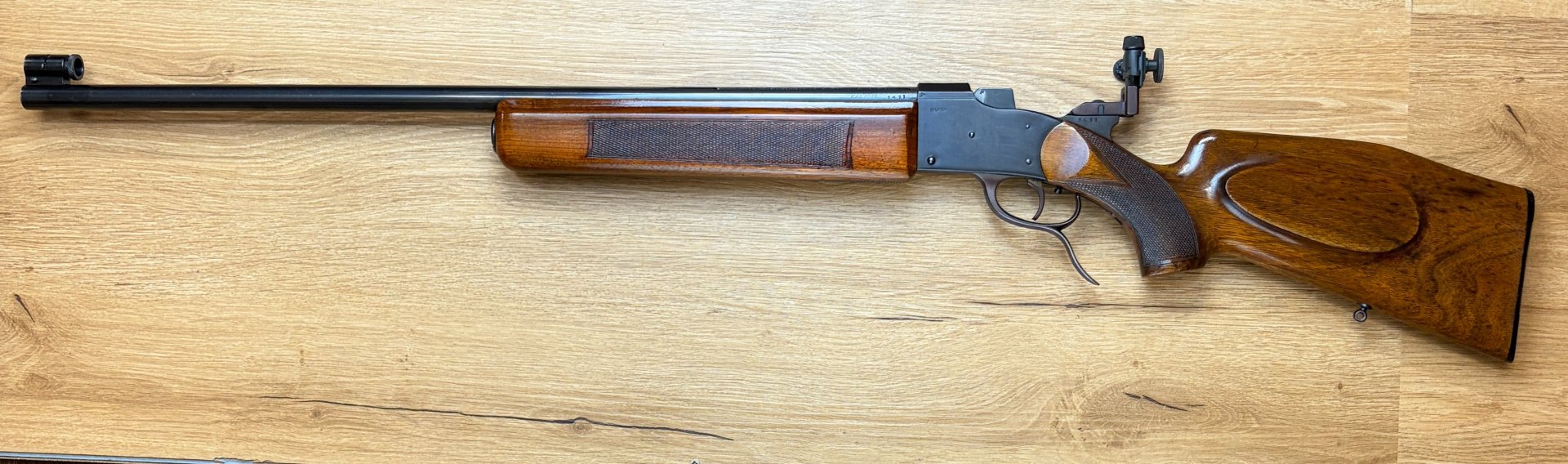 Weihrauch HW52 Fallblockbüchse Einzellader Matchgewehr incl. Diopter – Bild 5