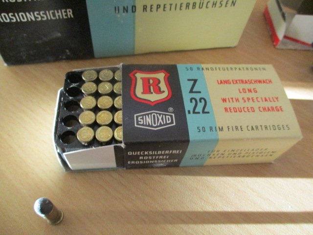 Alte RWS + Remington Kleinkaliber Muntion HV .22 lfb / .22 lr – Bild 2