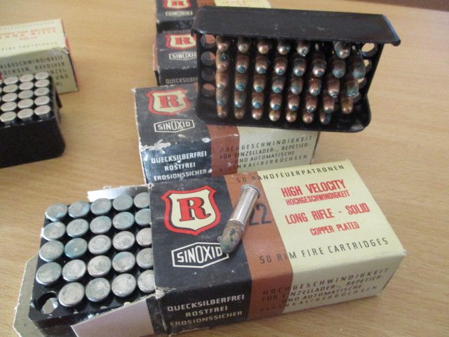 Alte RWS + Remington Kleinkaliber Muntion HV .22 lfb / .22 lr – Bild 5