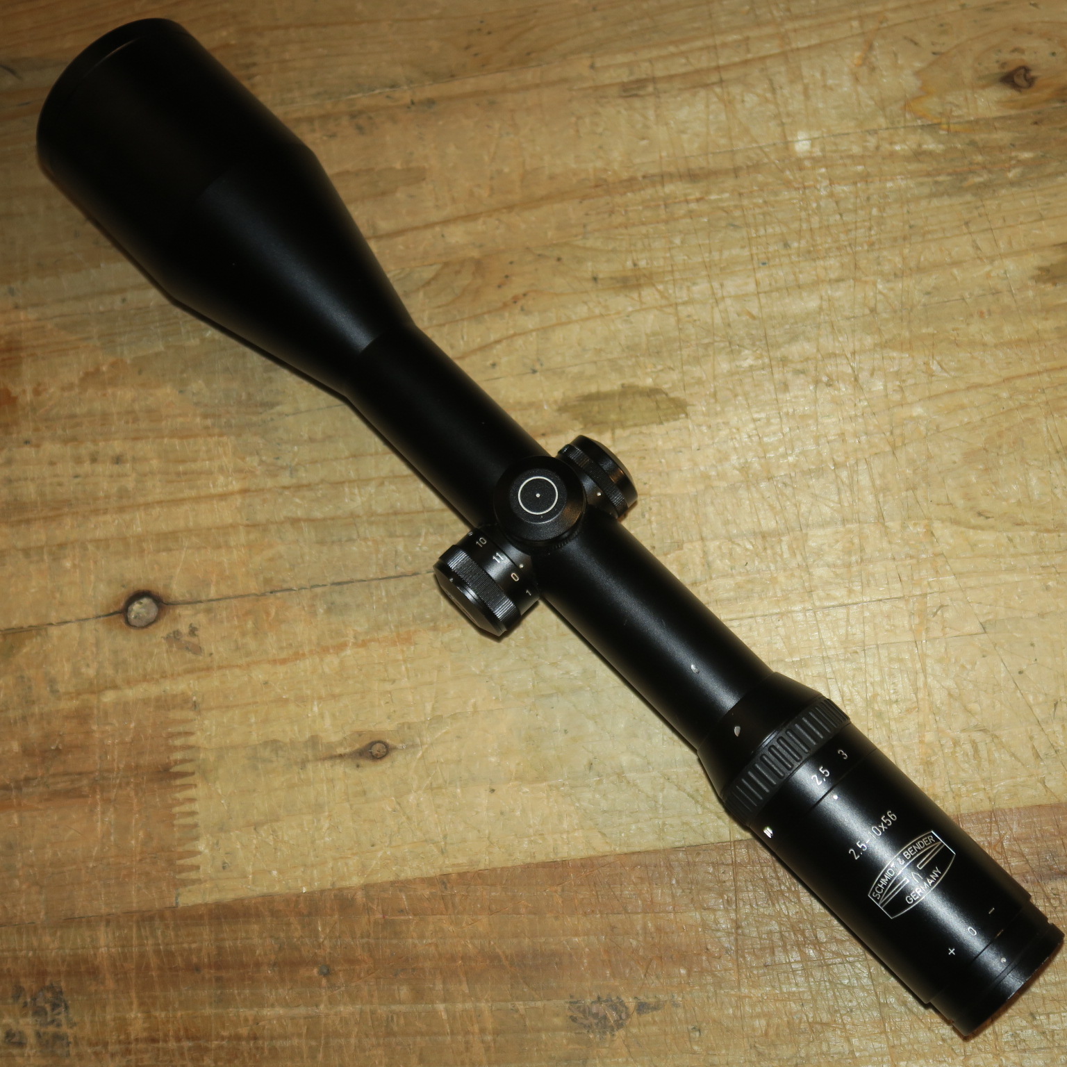 original SCHMIDT & BENDER KLASSIK 2,5-10x56 LEUCHTABSEHEN mit SCHIENE zeiss swarovski – Bild 1