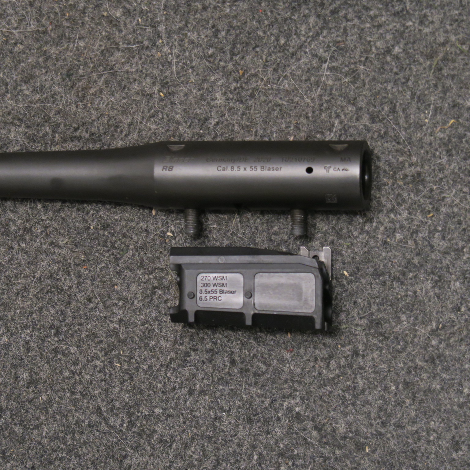 BLASER R8 8,5x55 BLASER WECHSELLAUF mit M15x1 GEWINDE in 52cm KURZAUSFÜHRUNG – Bild 2