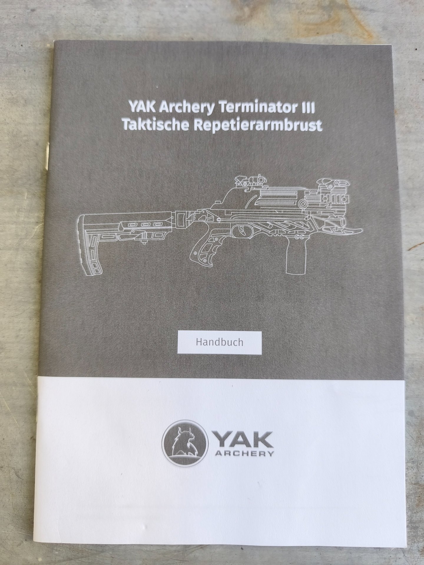 Repetierarmbrust YAK - Archery Terminator III mit Magazin, 80lbs Wurfarm und Zubehör – Bild 5