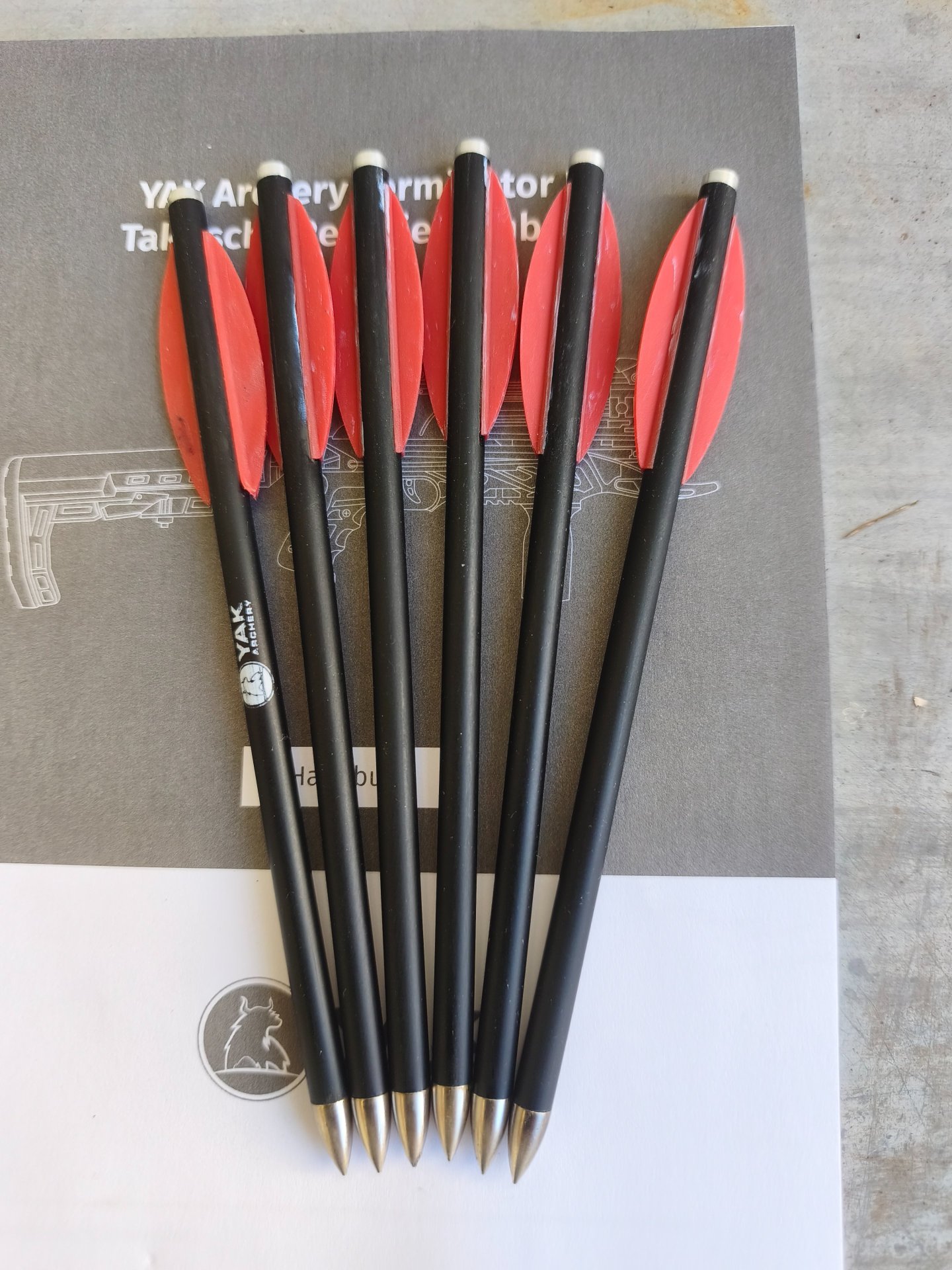 Repetierarmbrust YAK - Archery Terminator III mit Magazin, 80lbs Wurfarm und Zubehör – Bild 6