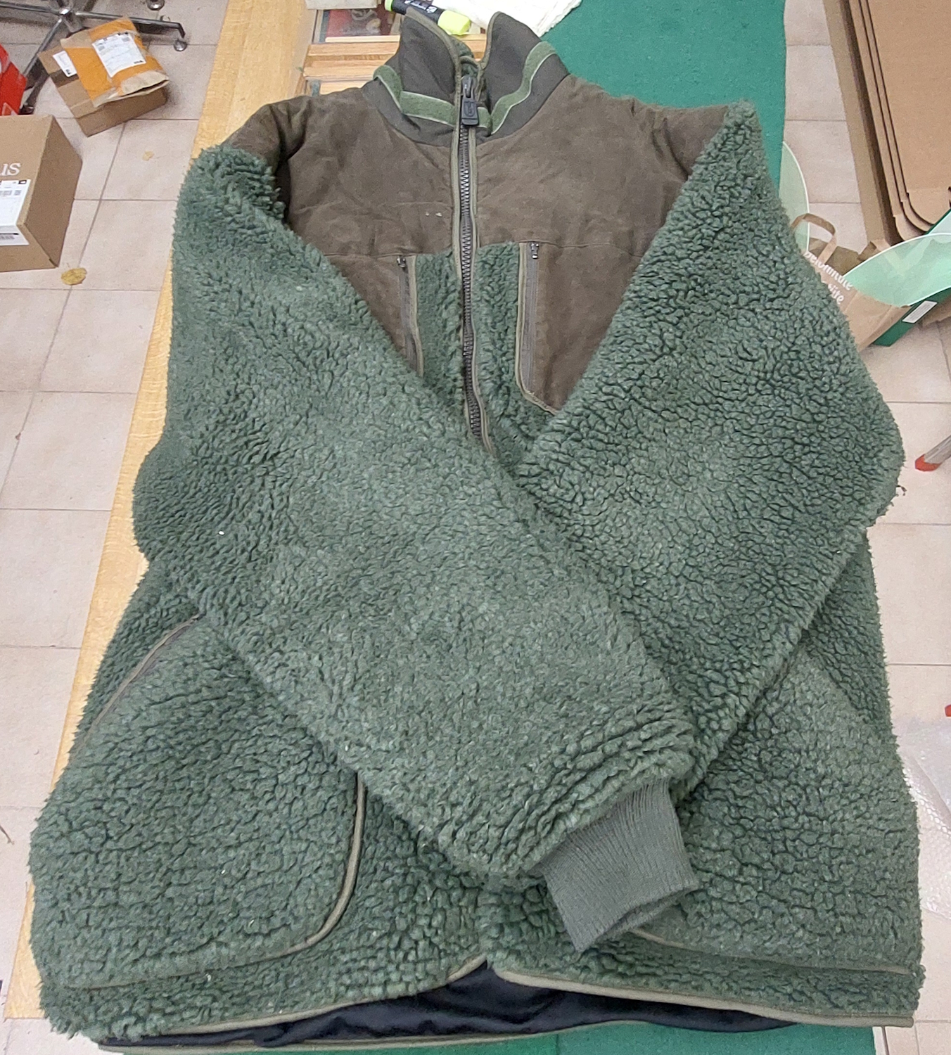 Teddyfleece Jacke Deerhunter Größe: 60 – Bild 1
