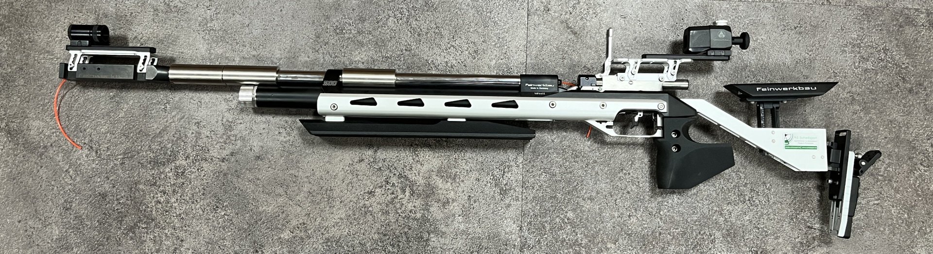 FWB 800 Aluminiumschaft silber rechts – Match Pressluftgewehr – Bild 2