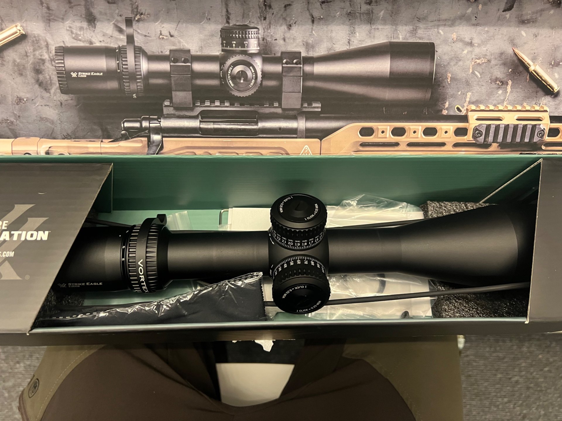 Vortex Strike Eagle 5-25x56 FFP EBR-7C MRAD Zielfernrohr" – Bild 3