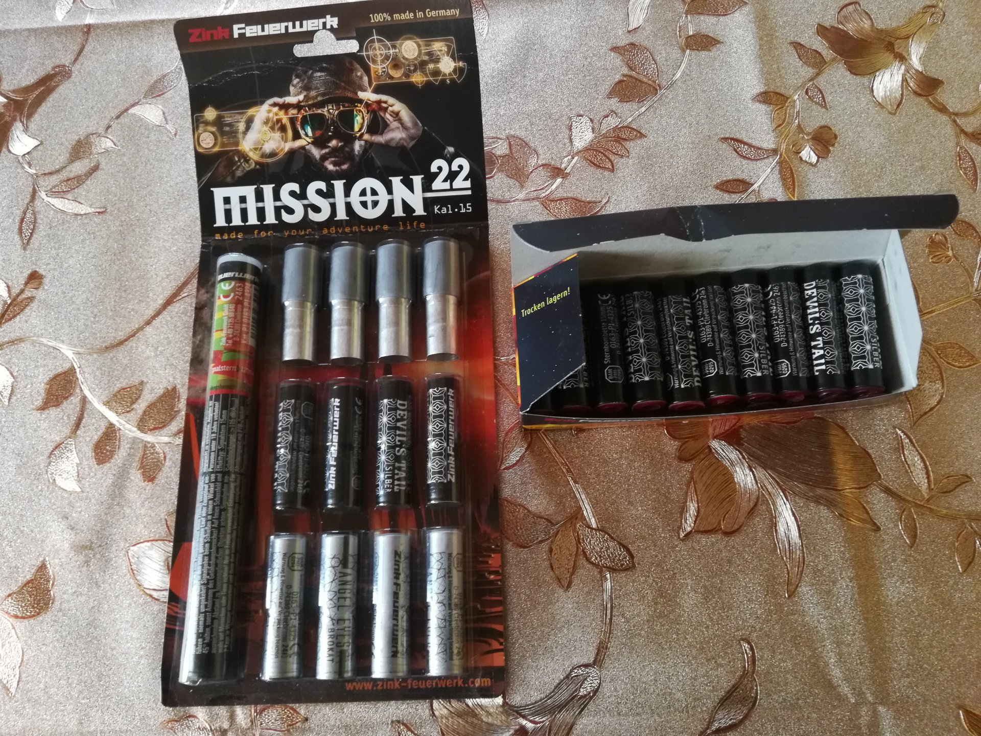 Pyro Konvolut, 15mm, Zink Feuerwerk – Bild 2