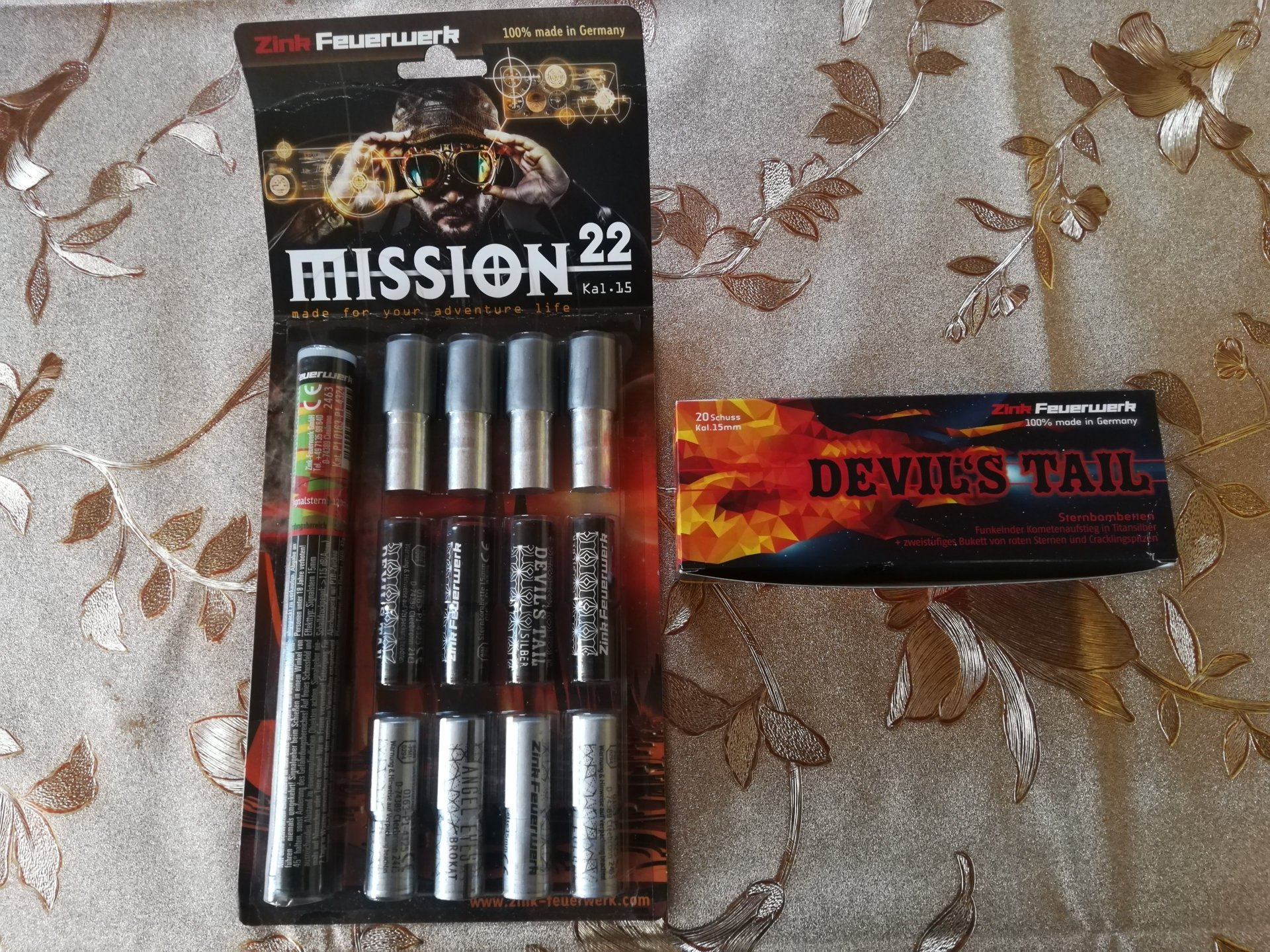 Pyro Konvolut, 15mm, Zink Feuerwerk – Bild 1