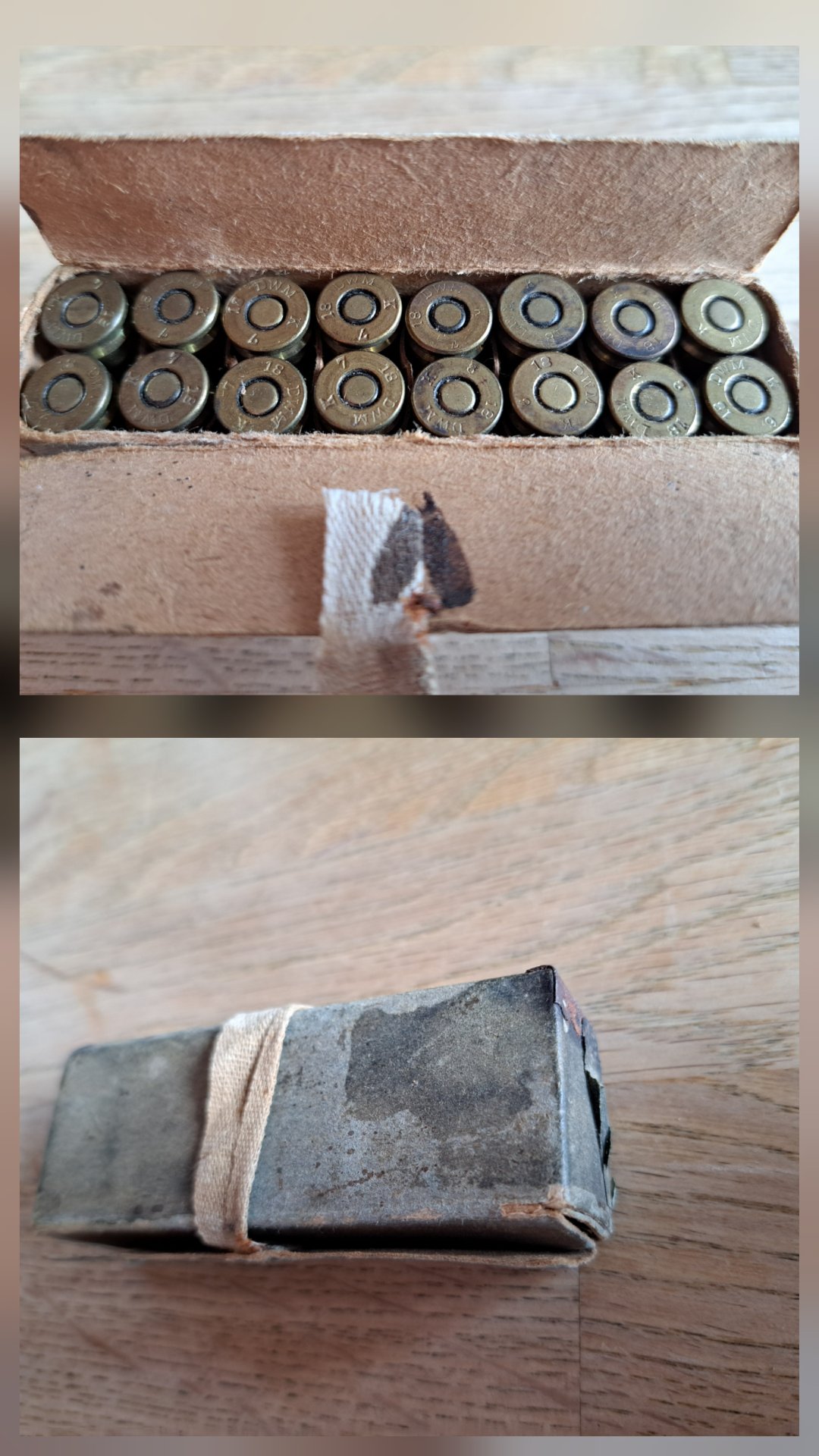 Sammlungsauflösung, komplette Packung 9mm Para – Bild 1