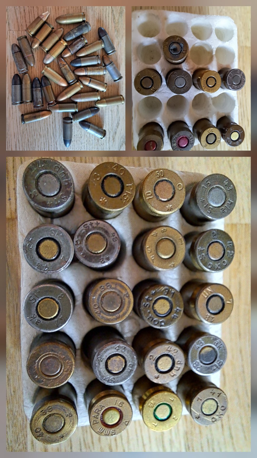 Sammlungsauflösung, Konvolut von 29x 9mm Para-Patronen – Bild 1